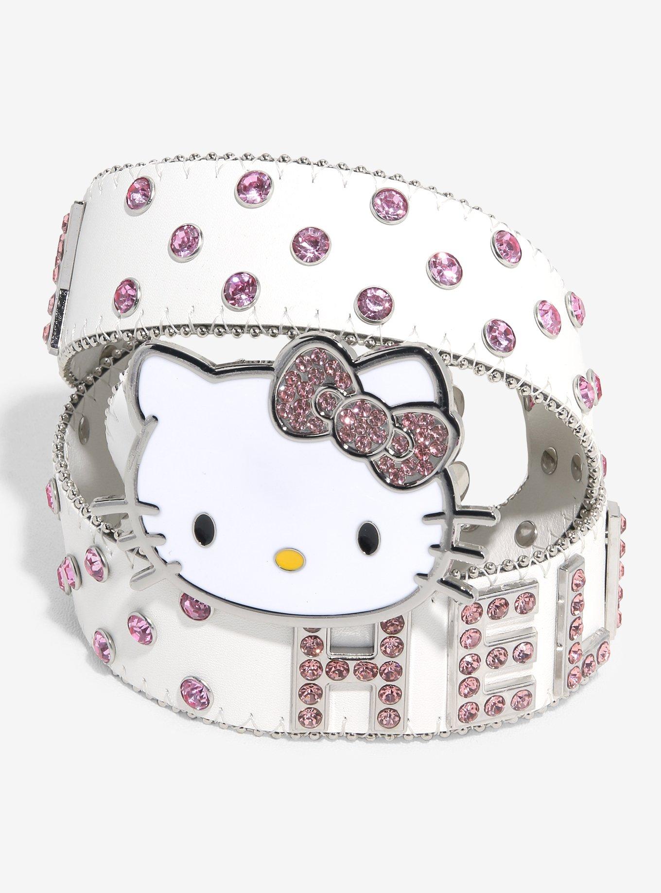 Hello Kitty Face Bling Belt, , hi-res