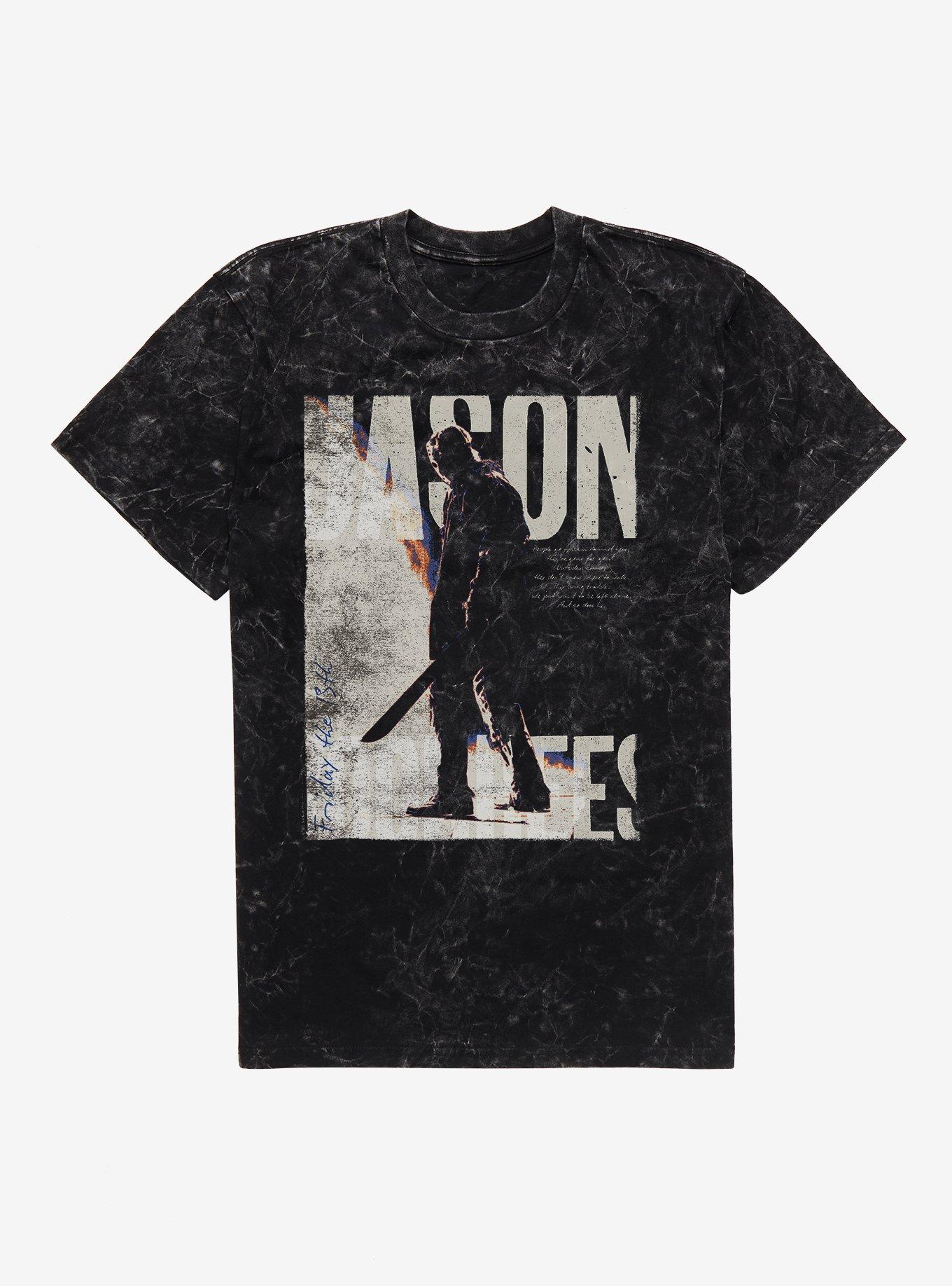 Friday The 13th Jason Vorhees Mineral Wash T-Shirt, , hi-res