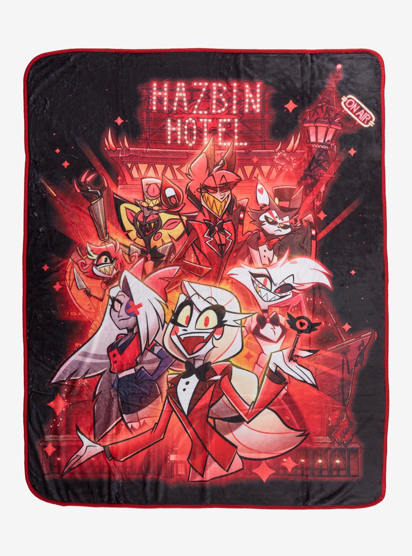 Hazbin Hotel Group Throw Blanket, , hi-res