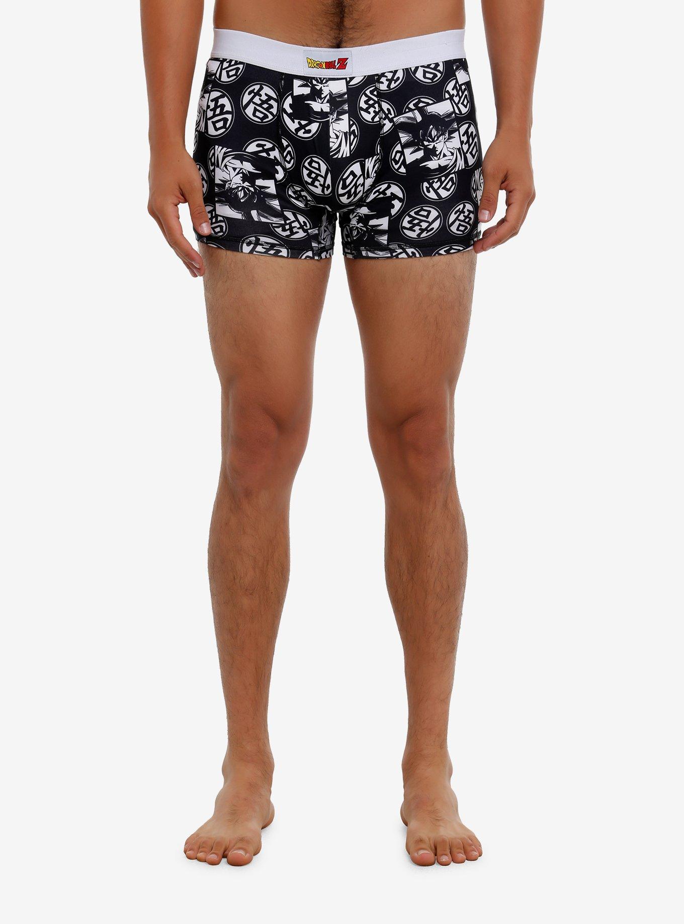 Dragon Ball Z Goku Black & White Boxer Briefs, , hi-res