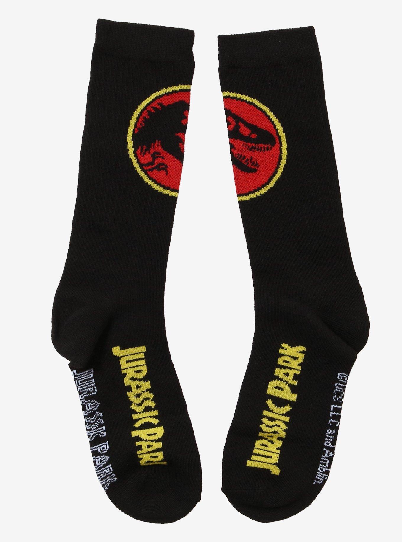 Jurassic Park Classic Logo Crew Socks, , hi-res
