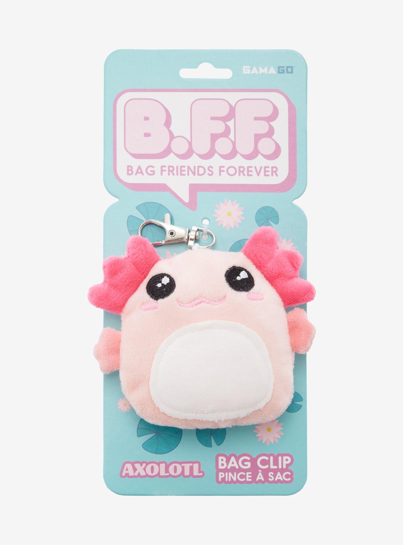 Axolotl Plush Bag Clip, , hi-res
