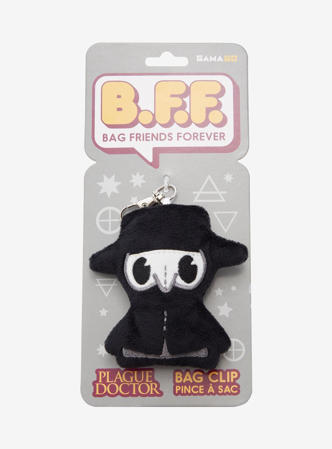 Plague Doctor Plush Bag Clip, , hi-res
