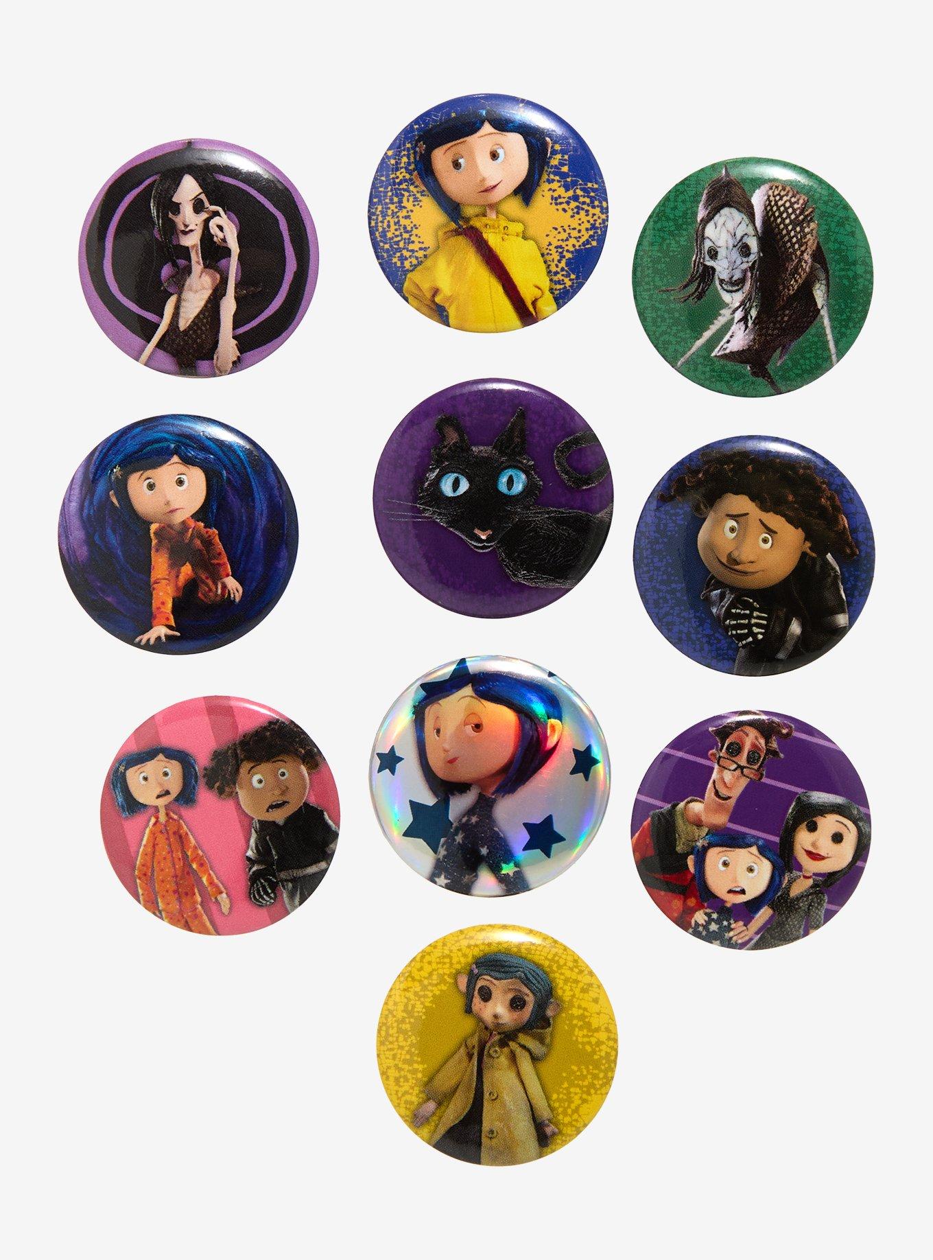 Coraline Character Portrait Blind Button, , hi-res