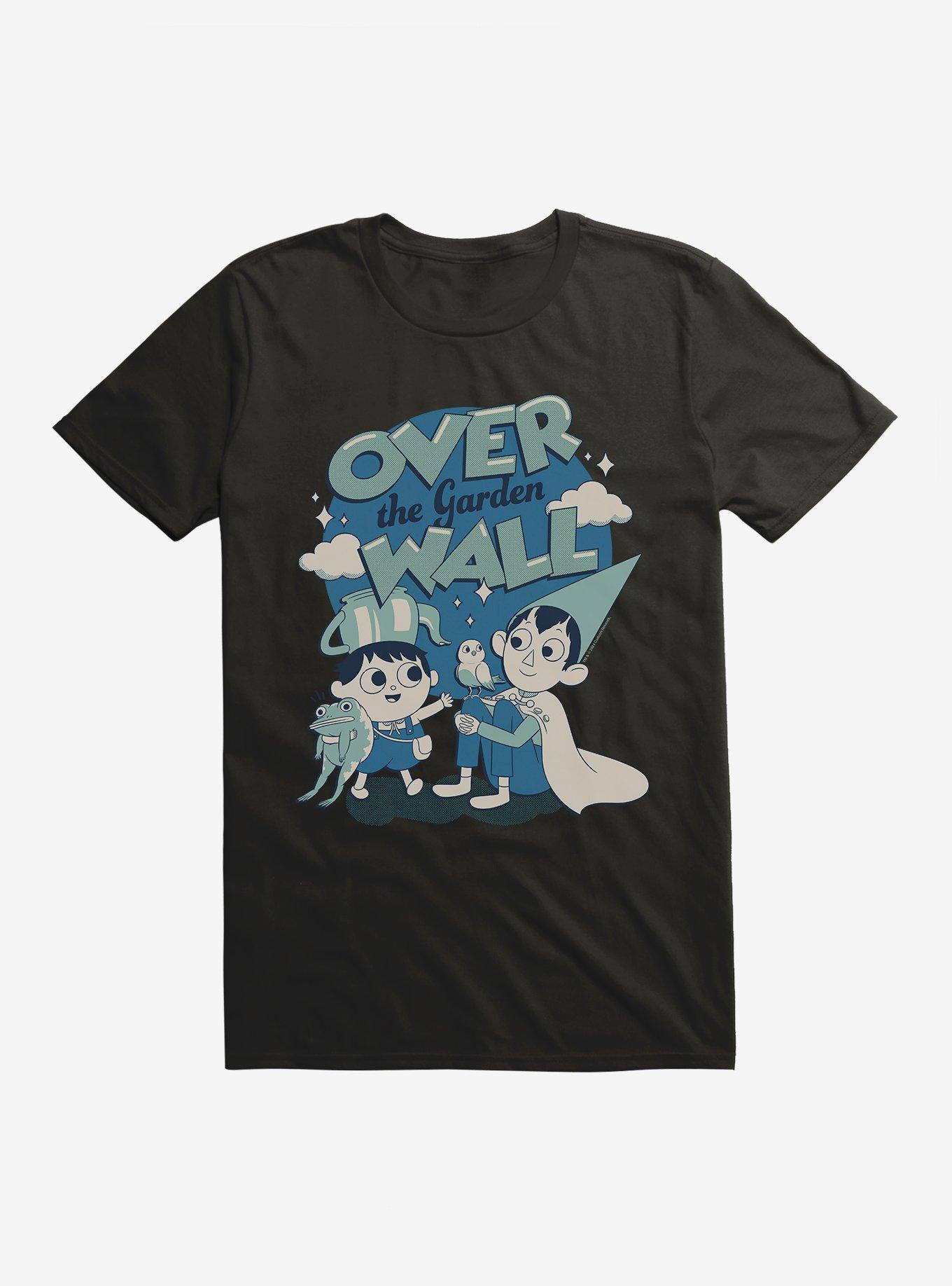 Over The Garden Wall Blue Monochrome Group Extra Soft T-Shirt, , hi-res