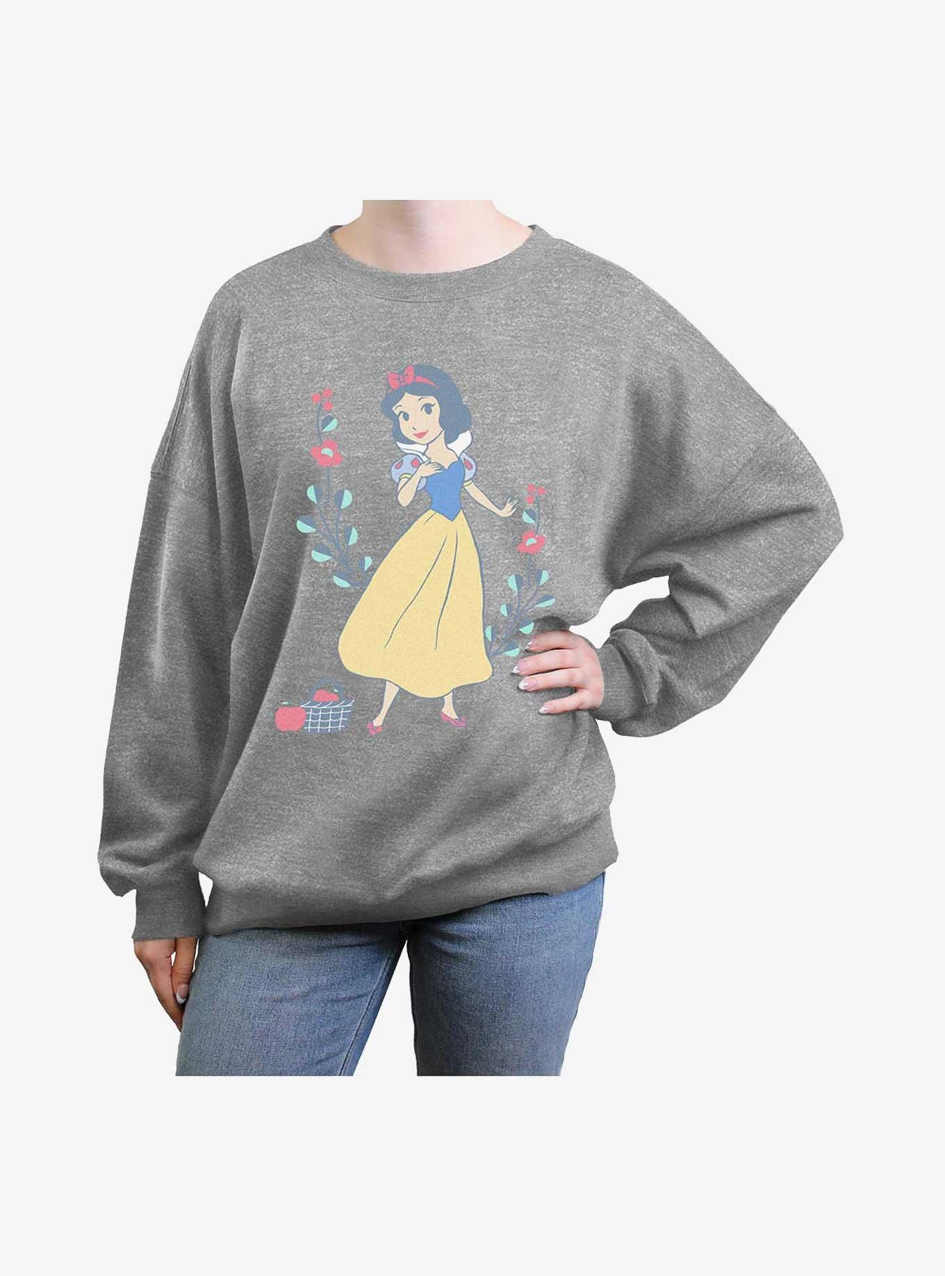 Disney Princesses Snow White Cute Pose Girls Oversized Sweatshirt, , hi-res