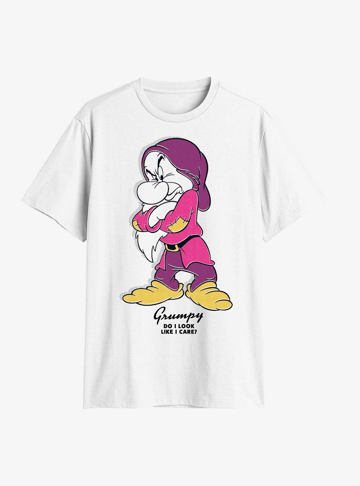 Disney Snow White and the Seven Dwarfs Grumpy Do I Care ? T-Shirt, , hi-res