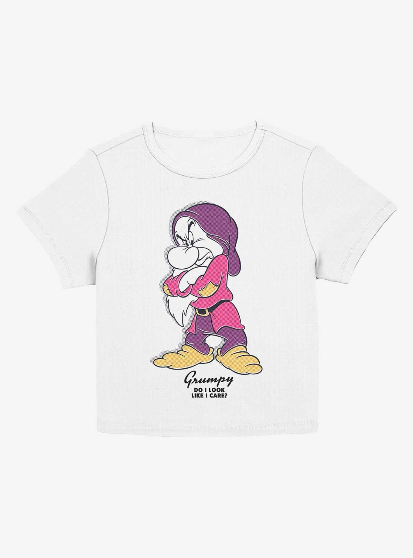 Disney Snow White and the Seven Dwarfs Grumpy Do I Care ? Girls Baby T-Shirt, , hi-res