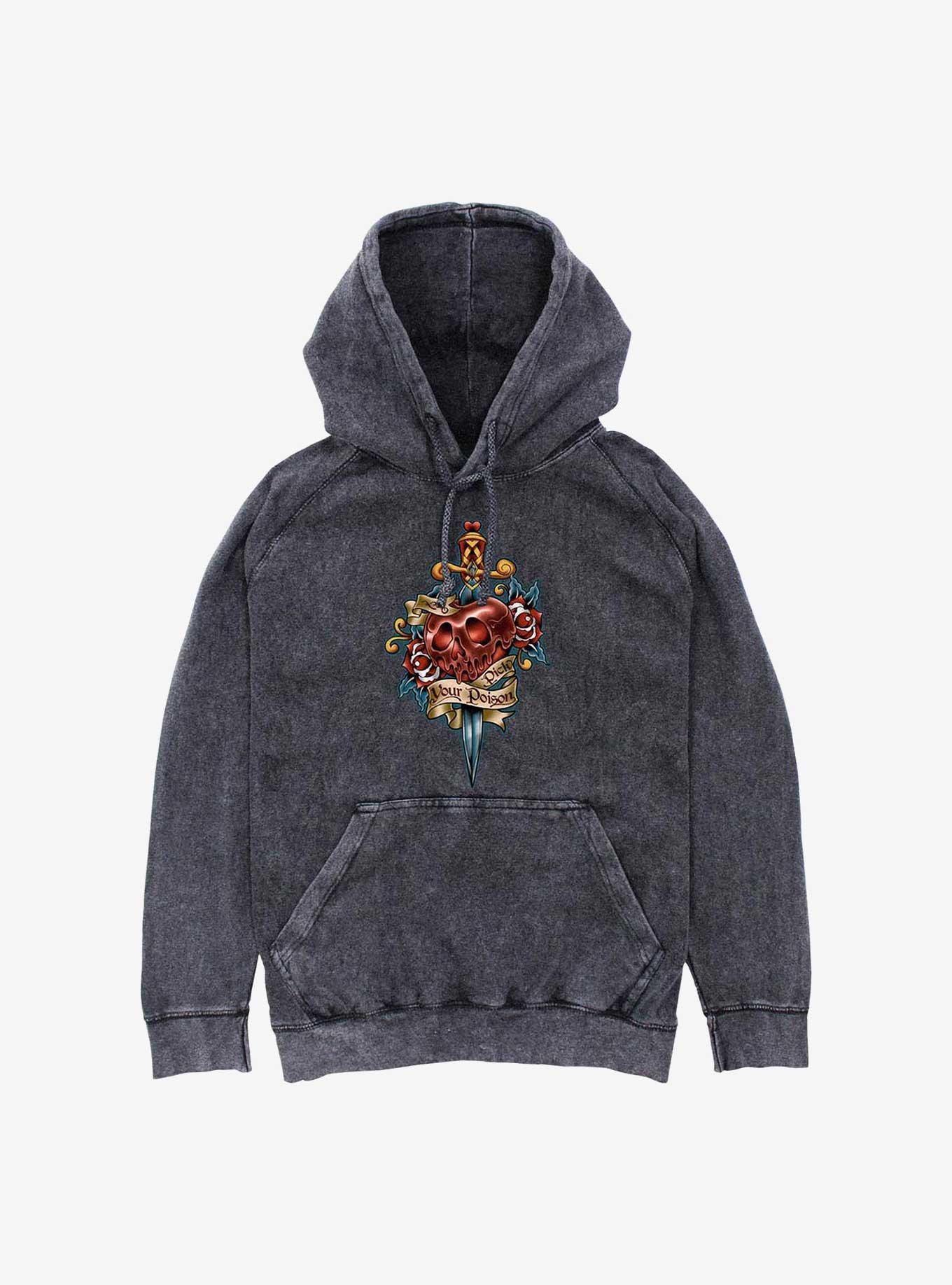 Disney Villains Poison Apple Flash Mineral Wash Hoodie, , hi-res