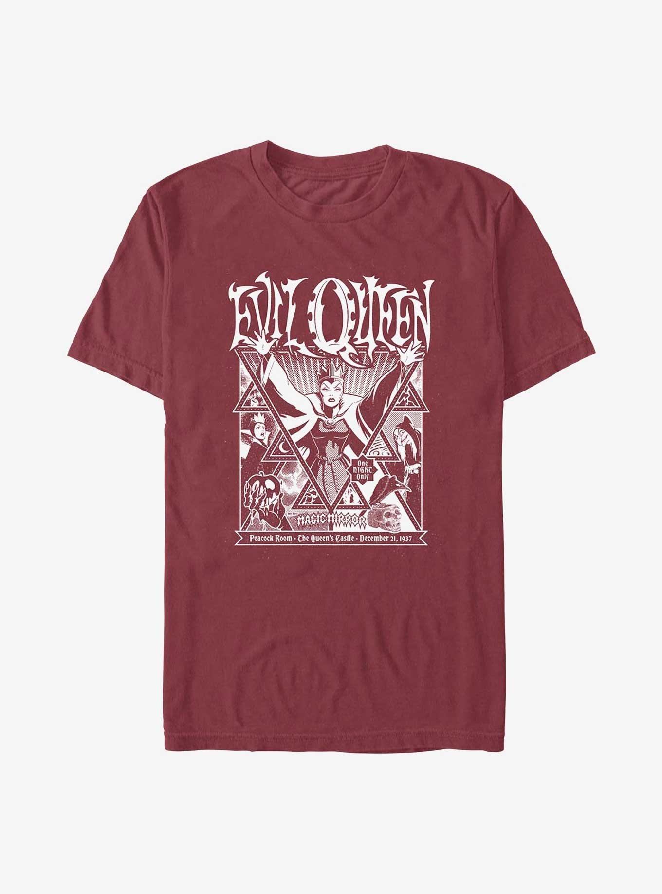 COMFORTCOLORS Disney Villains Evil Queen Magic Mirror Garment Dye T-Shirt
