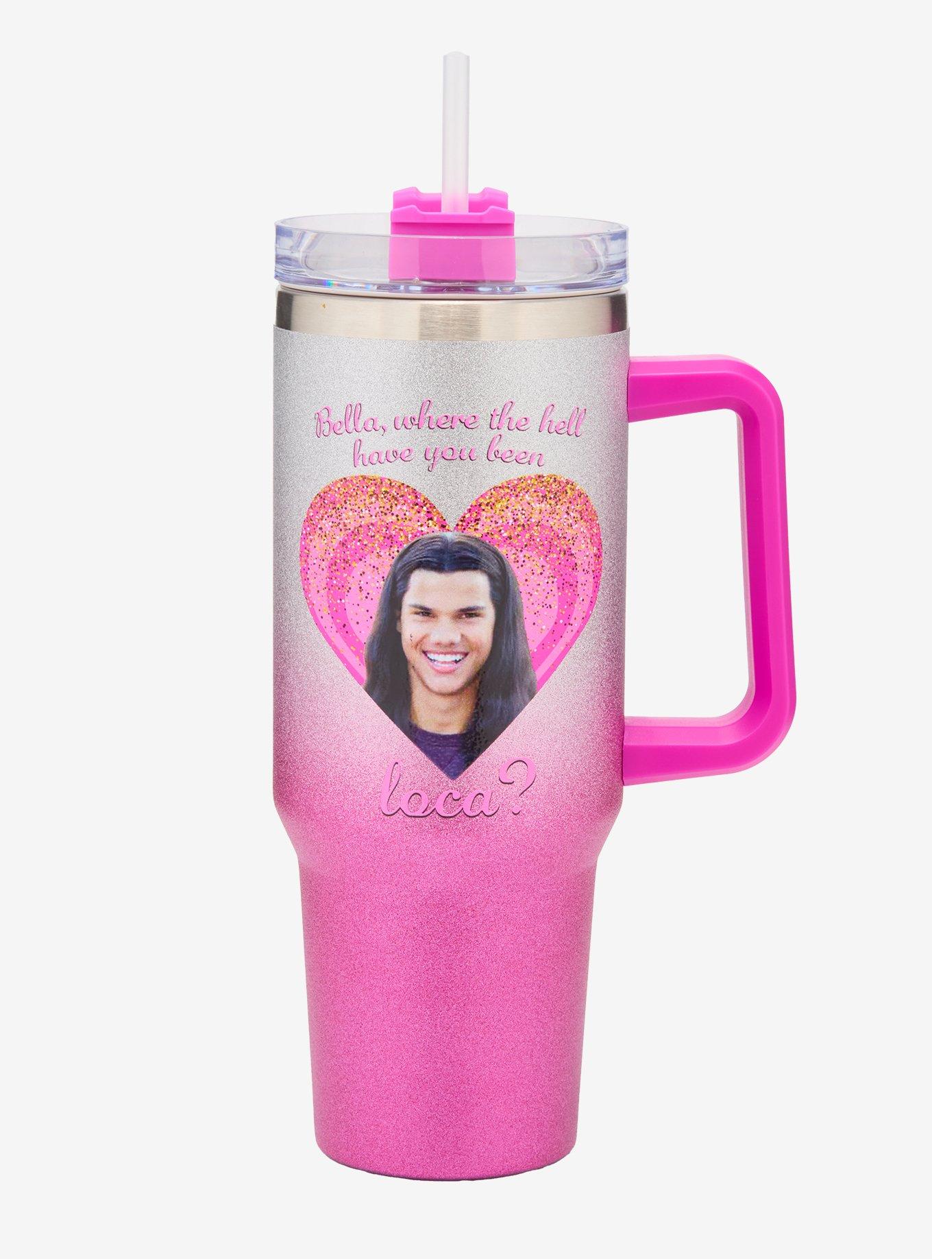 The Twilight Saga Jacob Loca Glitter Stainless Steel Travel Cup, , hi-res