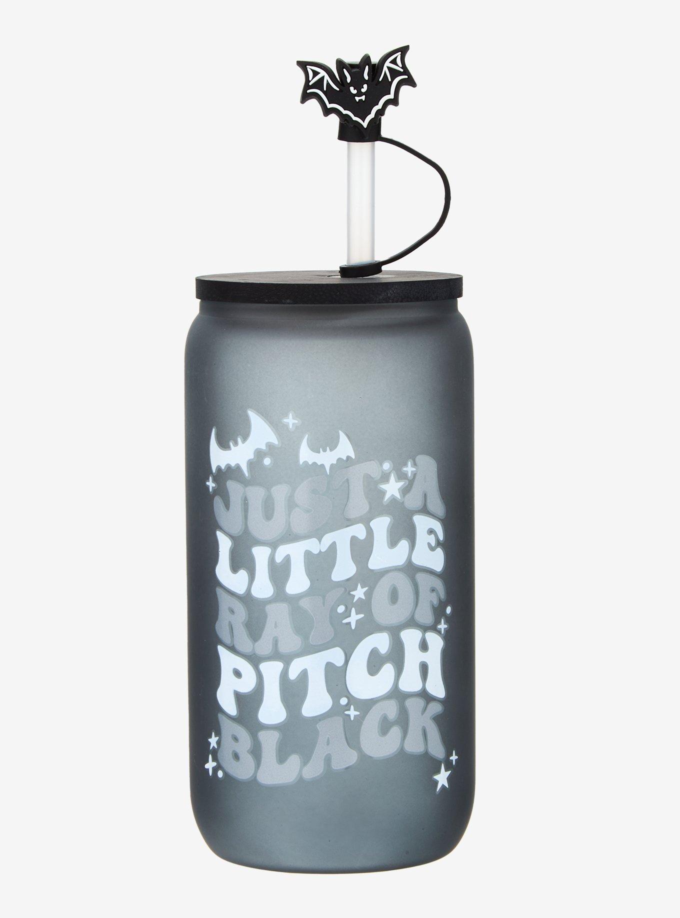Bat Ray Of Pitch Black Glass Cup, , hi-res