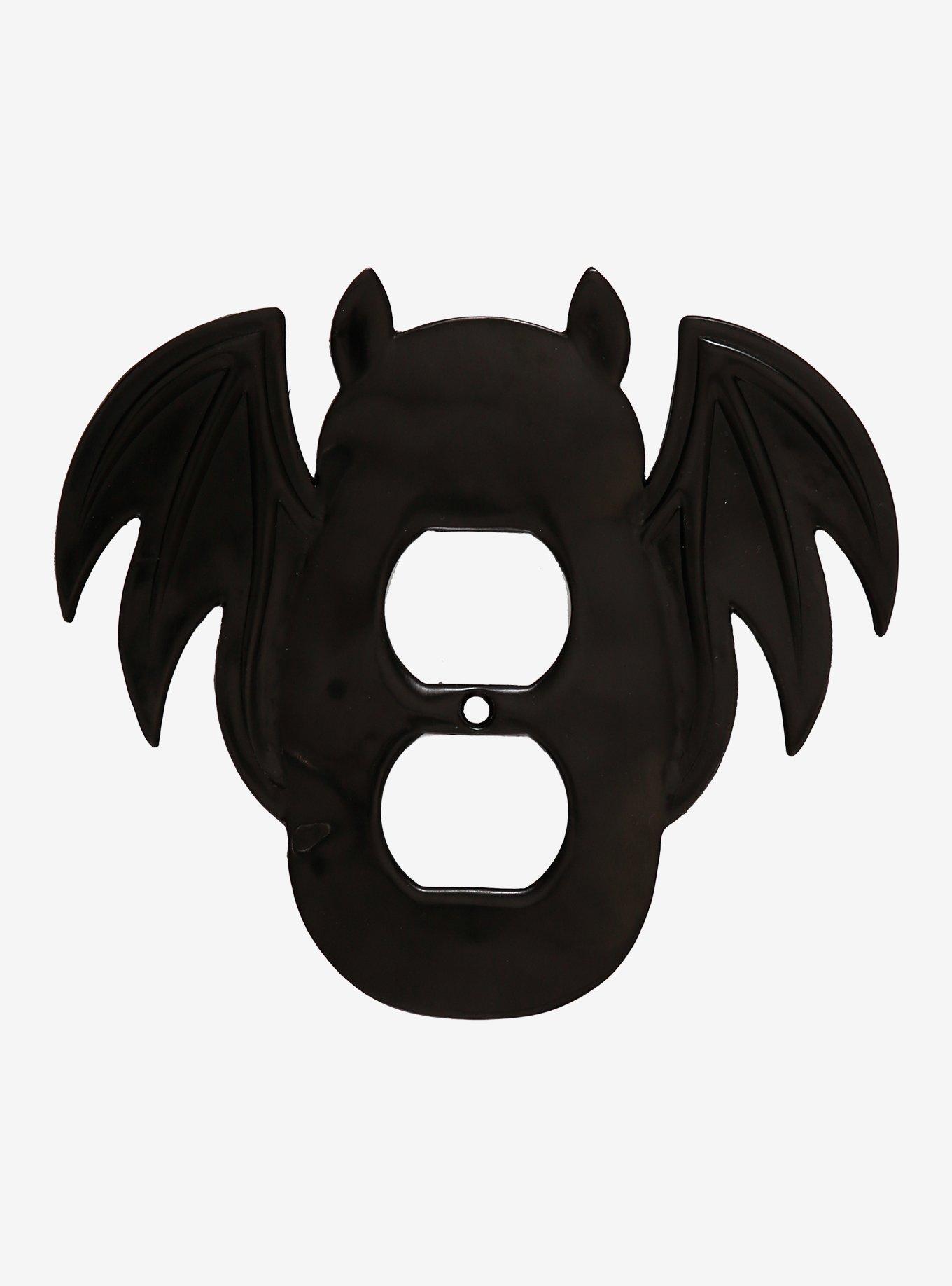 Black Bat Outlet Cover, , hi-res