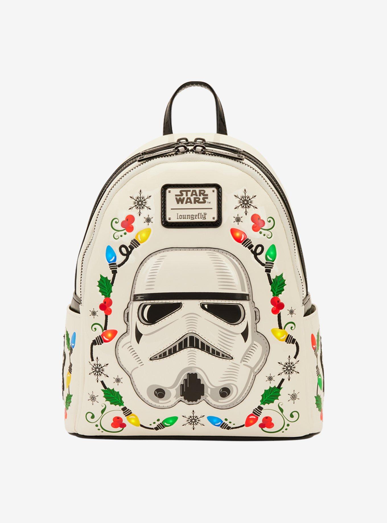 Loungefly Star Wars Stormtrooper Christmas Lights Light-Up Mini Backpack, , hi-res