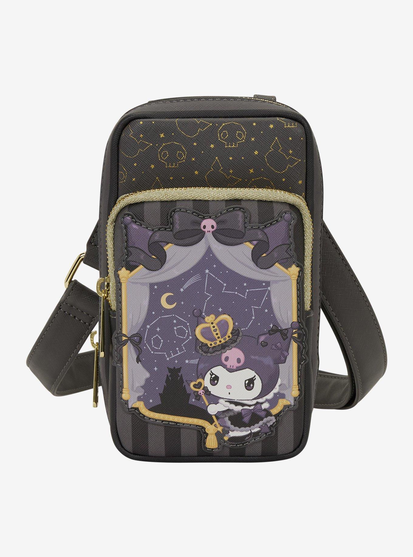 Loungefly Sanrio Kuromi 20th Anniversary Constellations Phone Crossbody Bag with Coin Purse, , hi-res