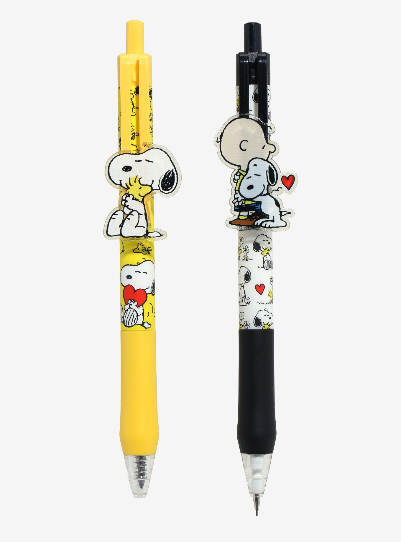 Peanuts x Ooly Snoopy & Charlie Brown Gel Pen and Mechanical