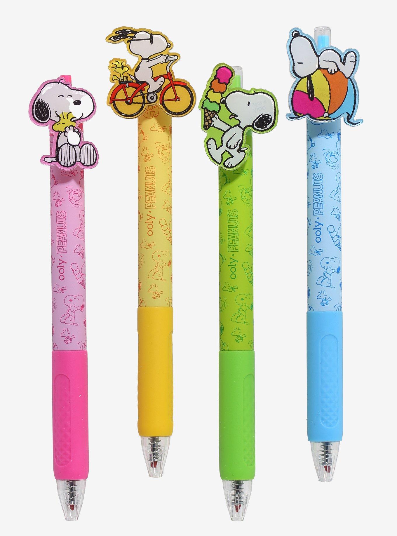 Peanuts x Ooly Snoopy Retractable Gel Pen Set | BoxLunch
