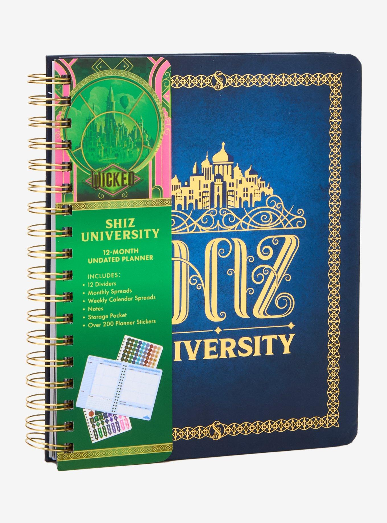 Wicked Shiz University Undated 12-Month Planner, , hi-res