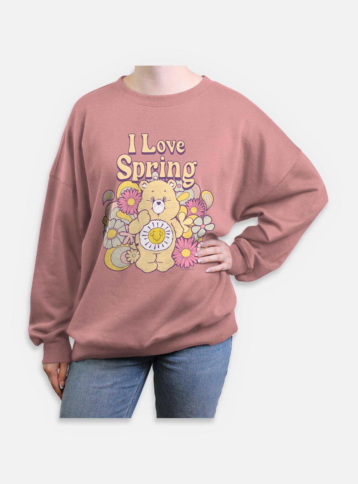 Care Bears I Love Spring Funshine Womens Oversized Sweatshirt, , hi-res
