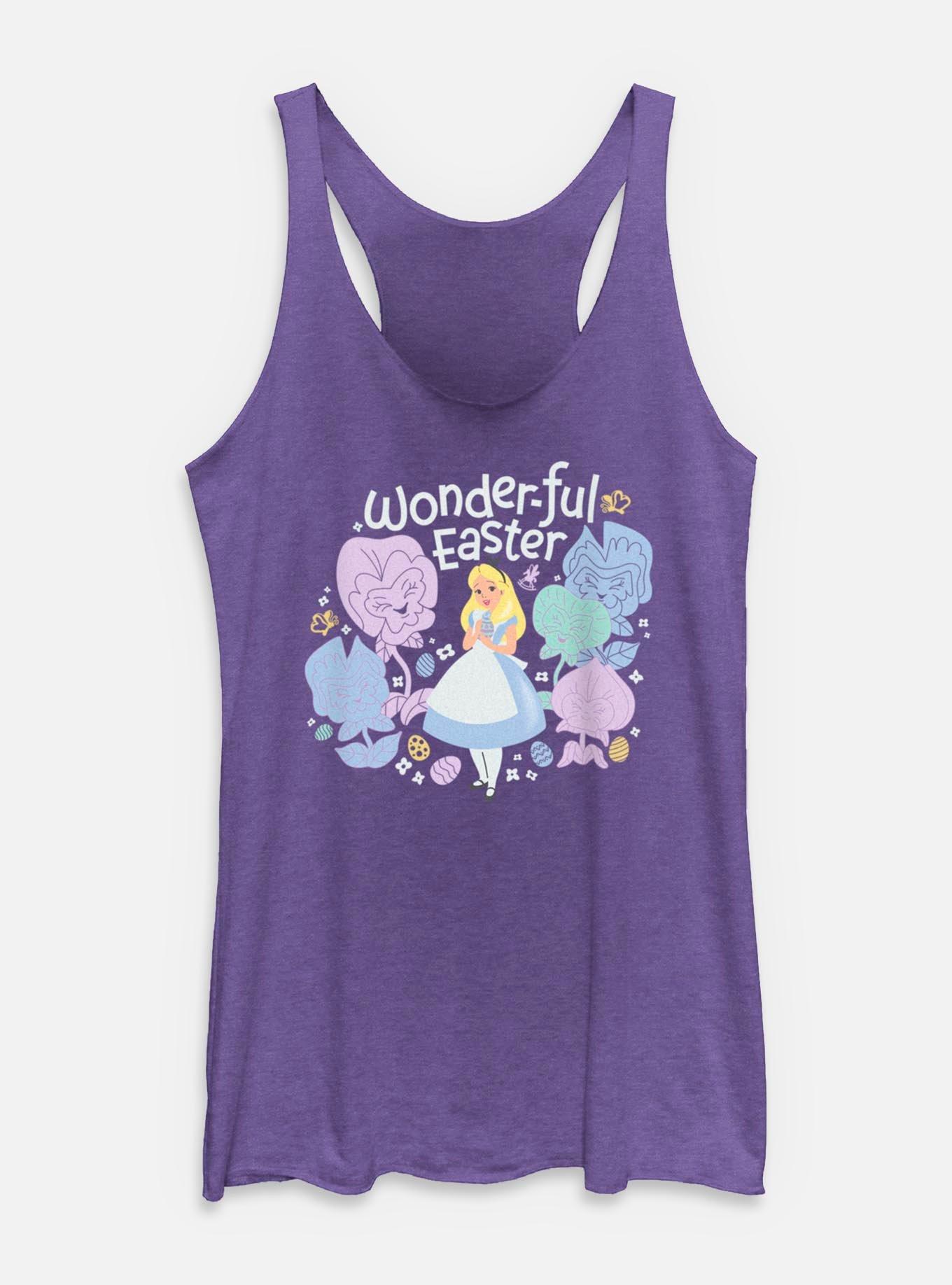 Disney Alice in Wonderland Cheshire Cat's Way Girls T-Shirt Wonderful Easter Womens Tank Top