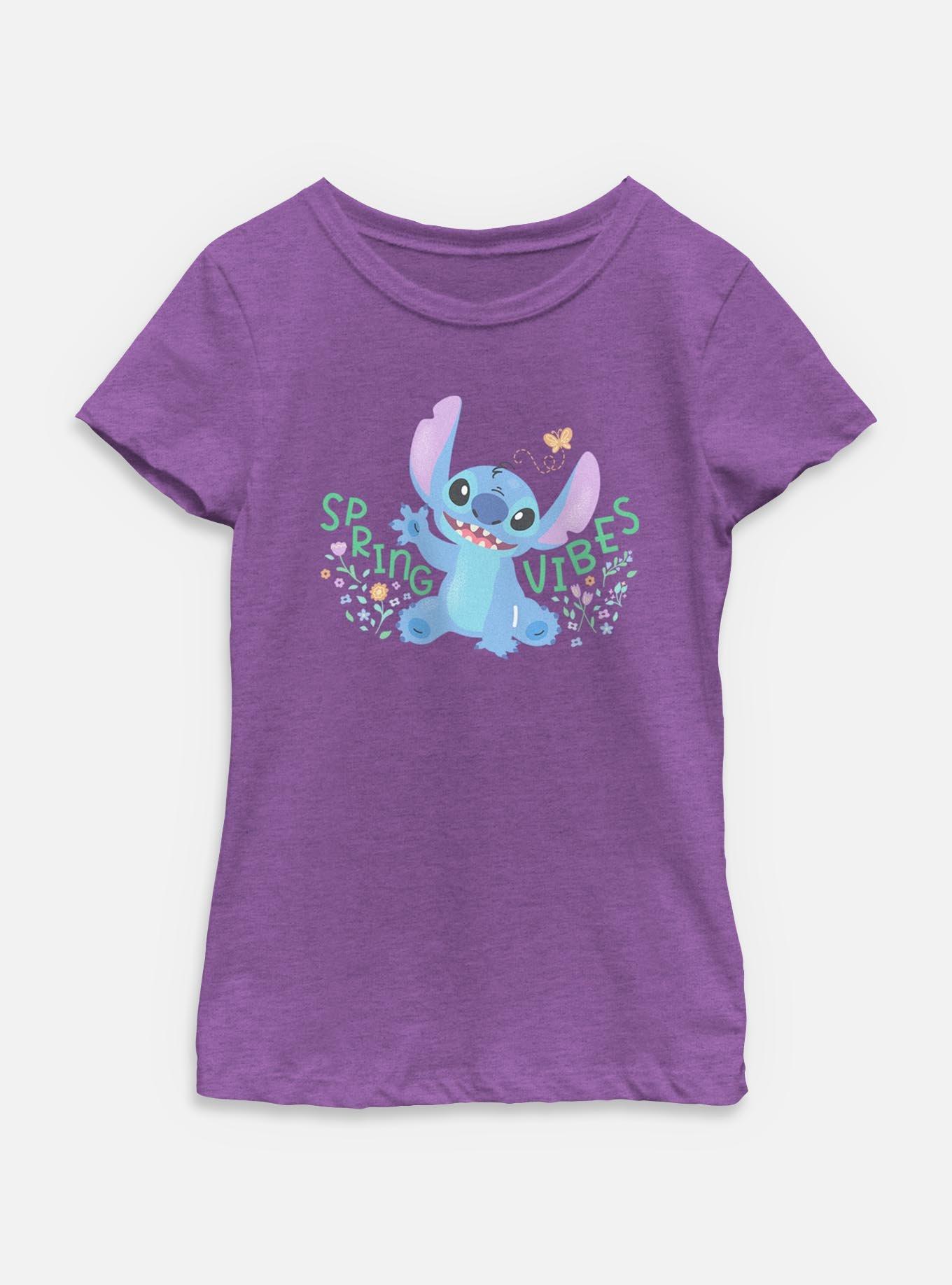 Disney Lilo & Stitch Spring Vibes  Youth Girls T-Shirt, , hi-res