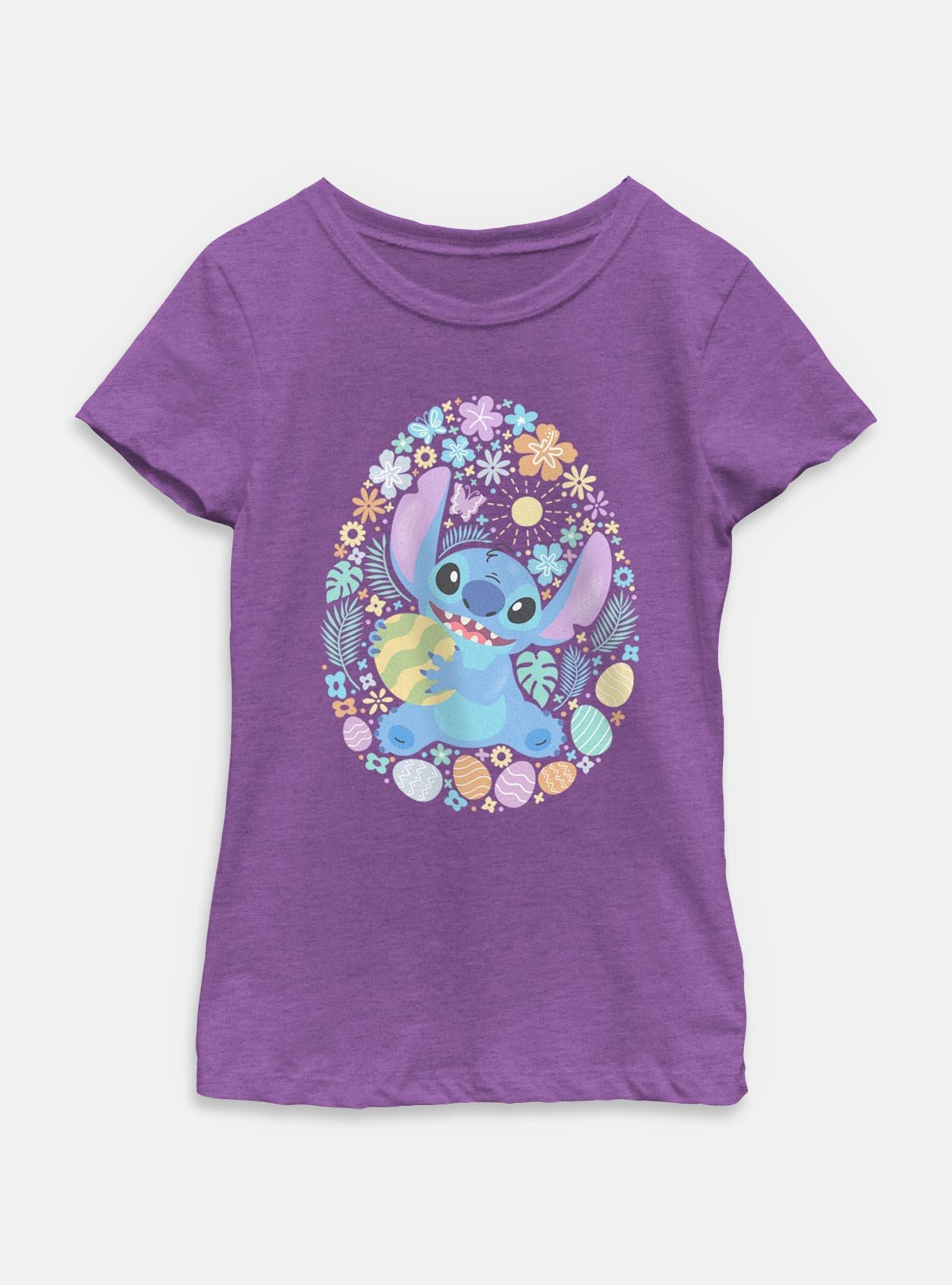 Disney Lilo & Stitch Stitch Easter Egg Hunt Youth Girls T-Shirt, , hi-res