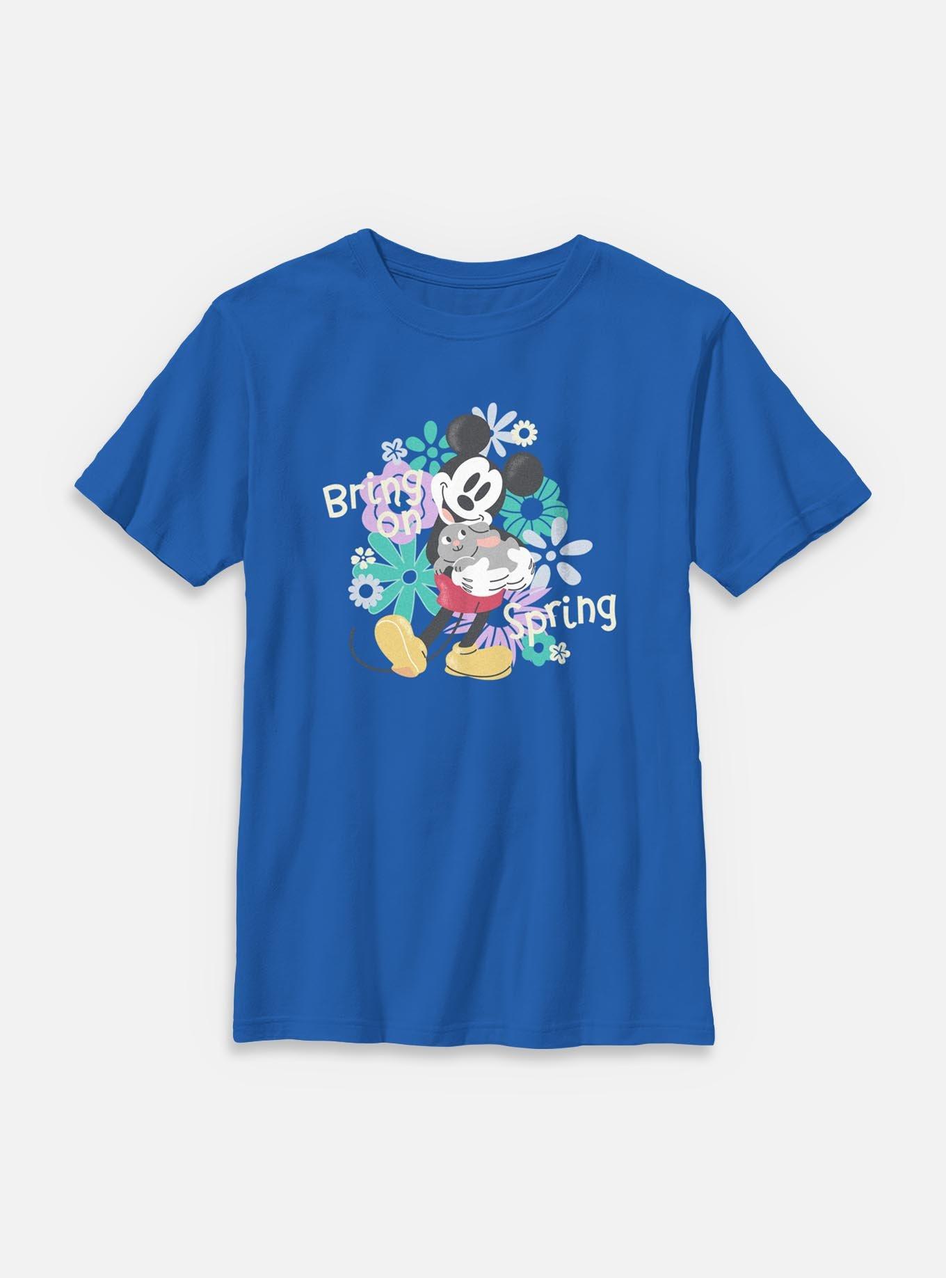 Disney Mickey Mouse Bring On Spring Youth T-Shirt, , hi-res