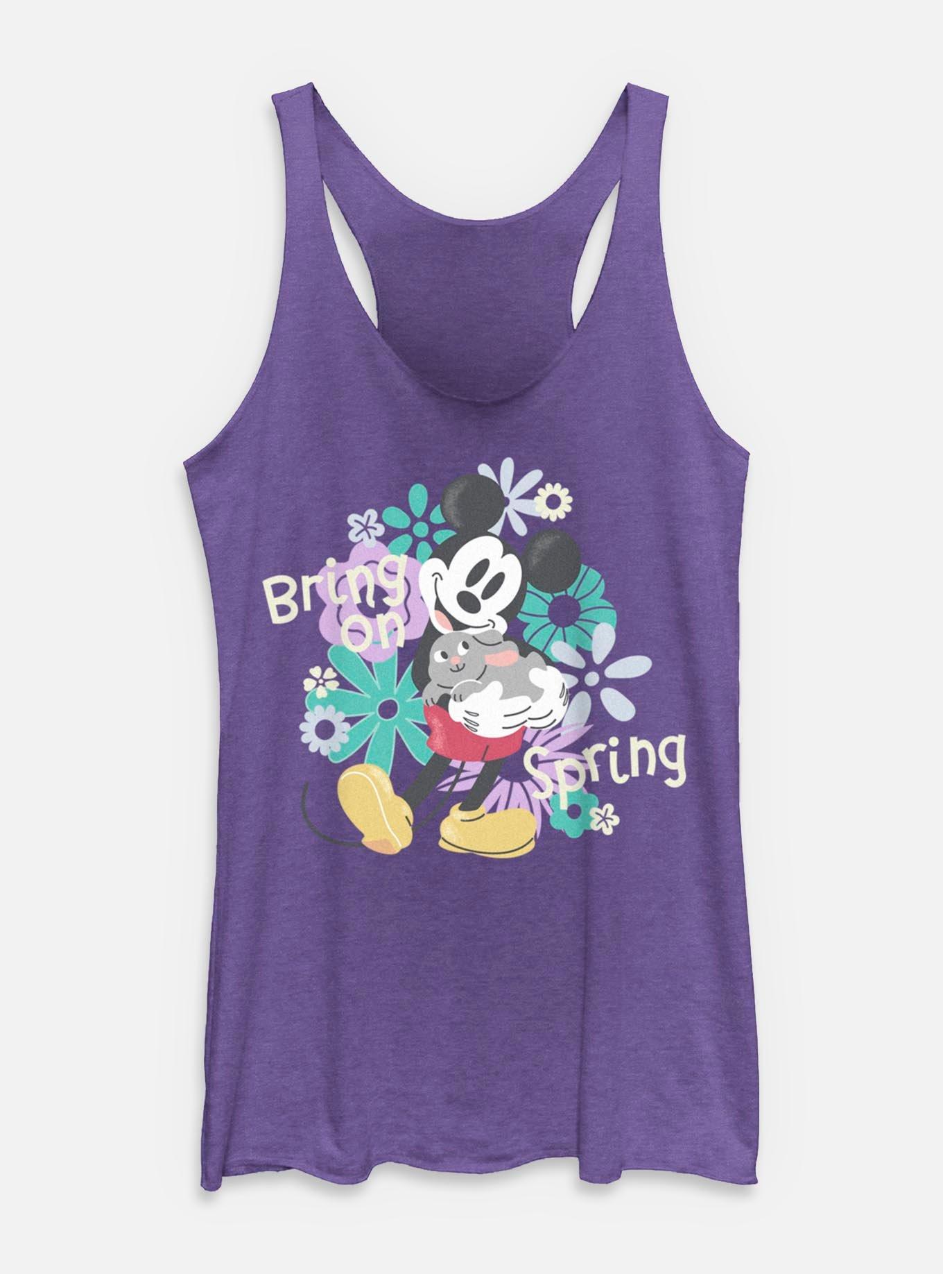 Disney Mickey Mouse Bring On Spring Womens Tank Top, , hi-res