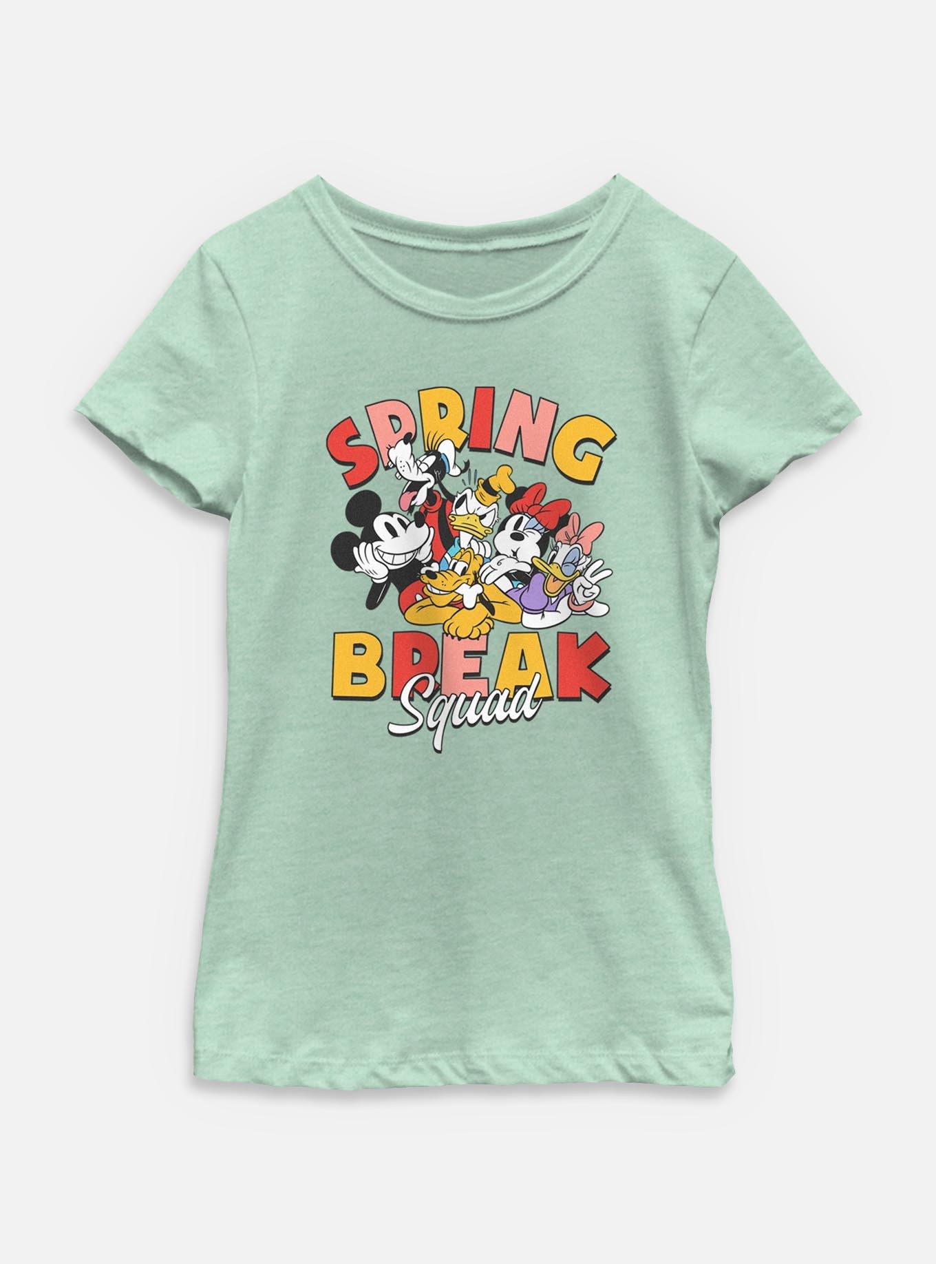 Disney Mickey Mouse Spring Break Squad Youth Girls T-Shirt, , hi-res