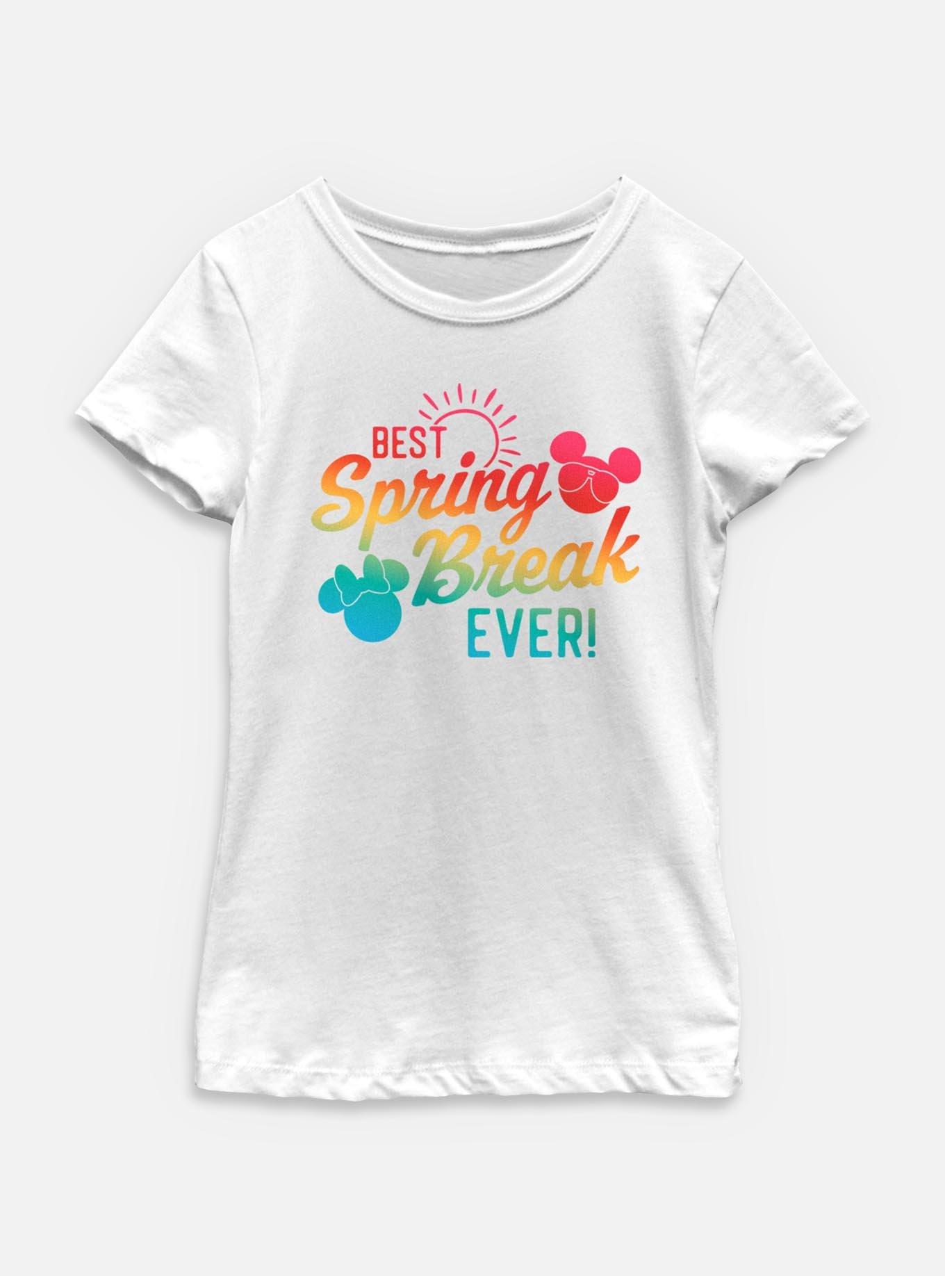 Disney Mickey Mouse Best Spring Break Ever Youth Girls T-Shirt, , hi-res