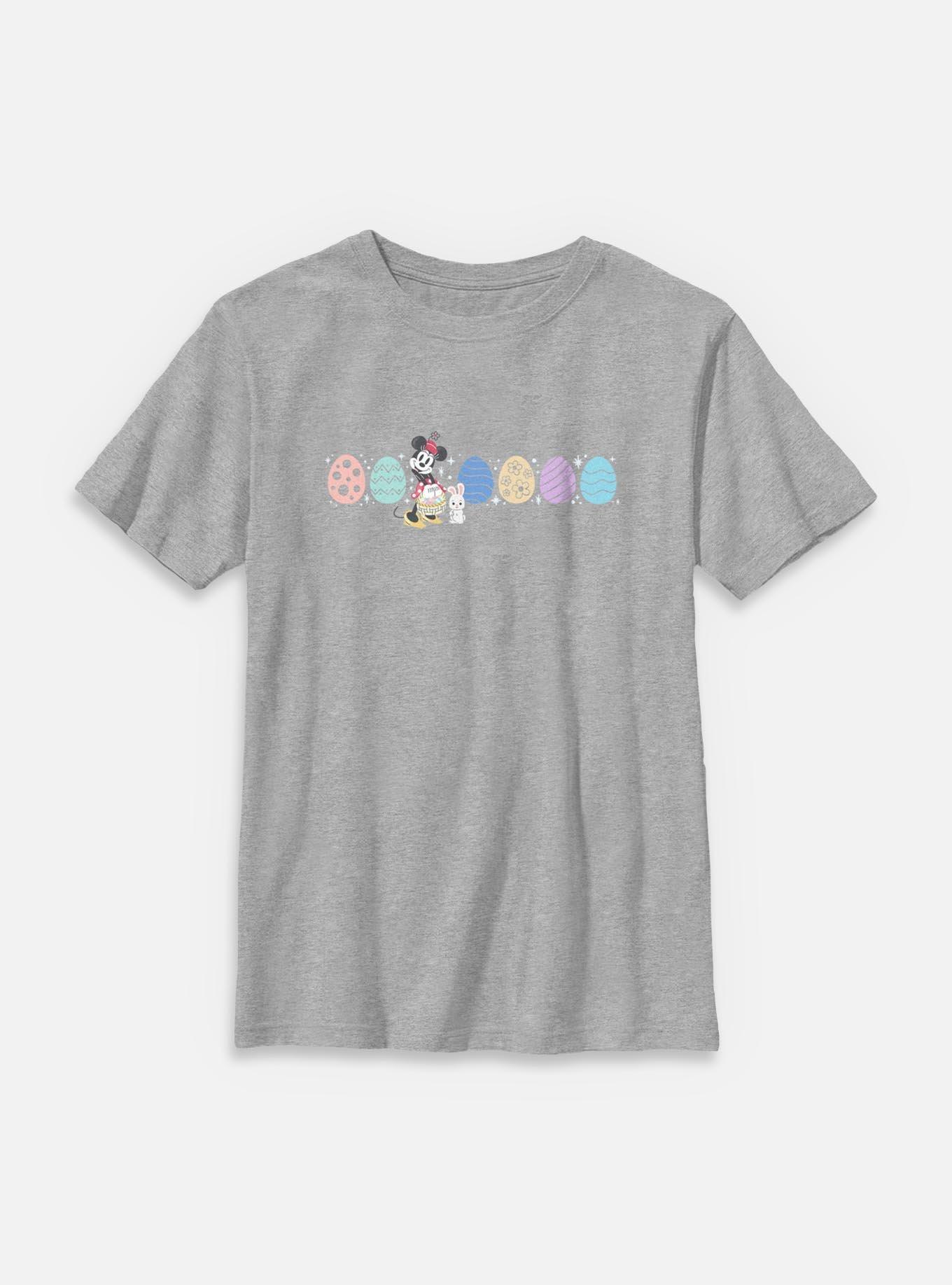 Disney Minnie Mouse Easter Egg Lineup Youth T-Shirt, , hi-res