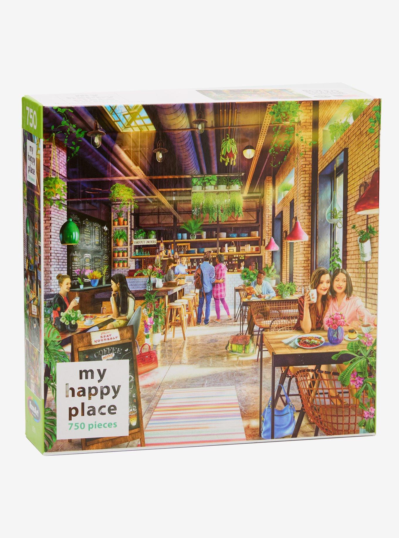 My Happy Place Neighborhood Cafe Shop Puzzle, , hi-res
