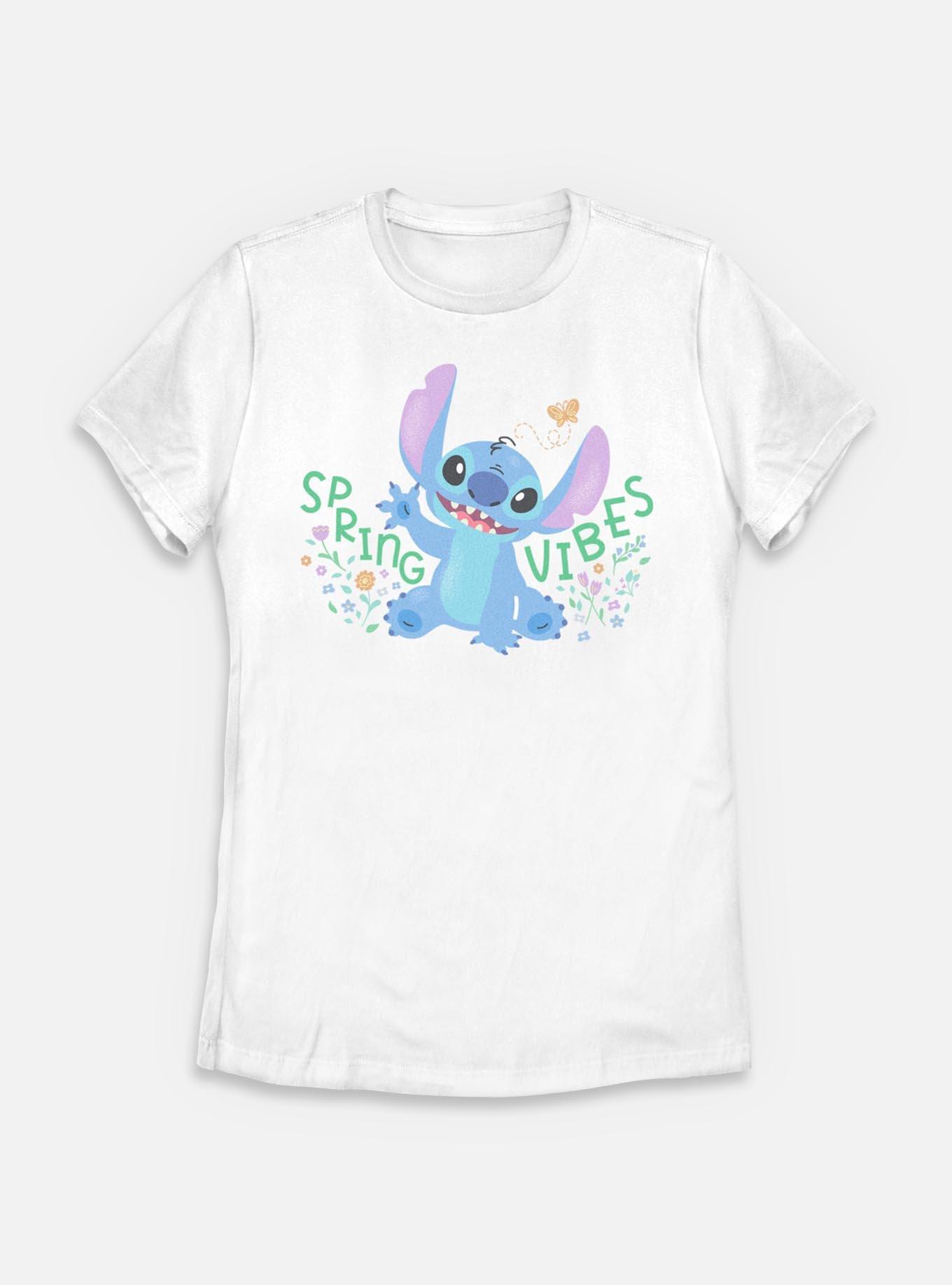 Disney Lilo & Stitch Spring Vibes  Womens T-Shirt, WHITE, hi-res