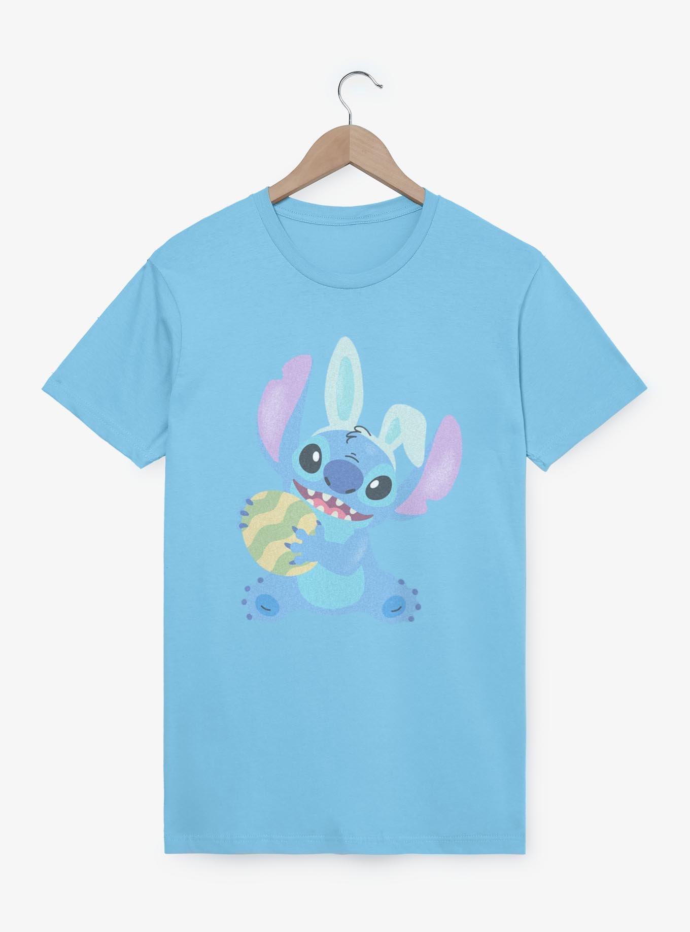 Disney Lilo & Stitch Easter Egg Stitch T-Shirt, LT BLUE, hi-res