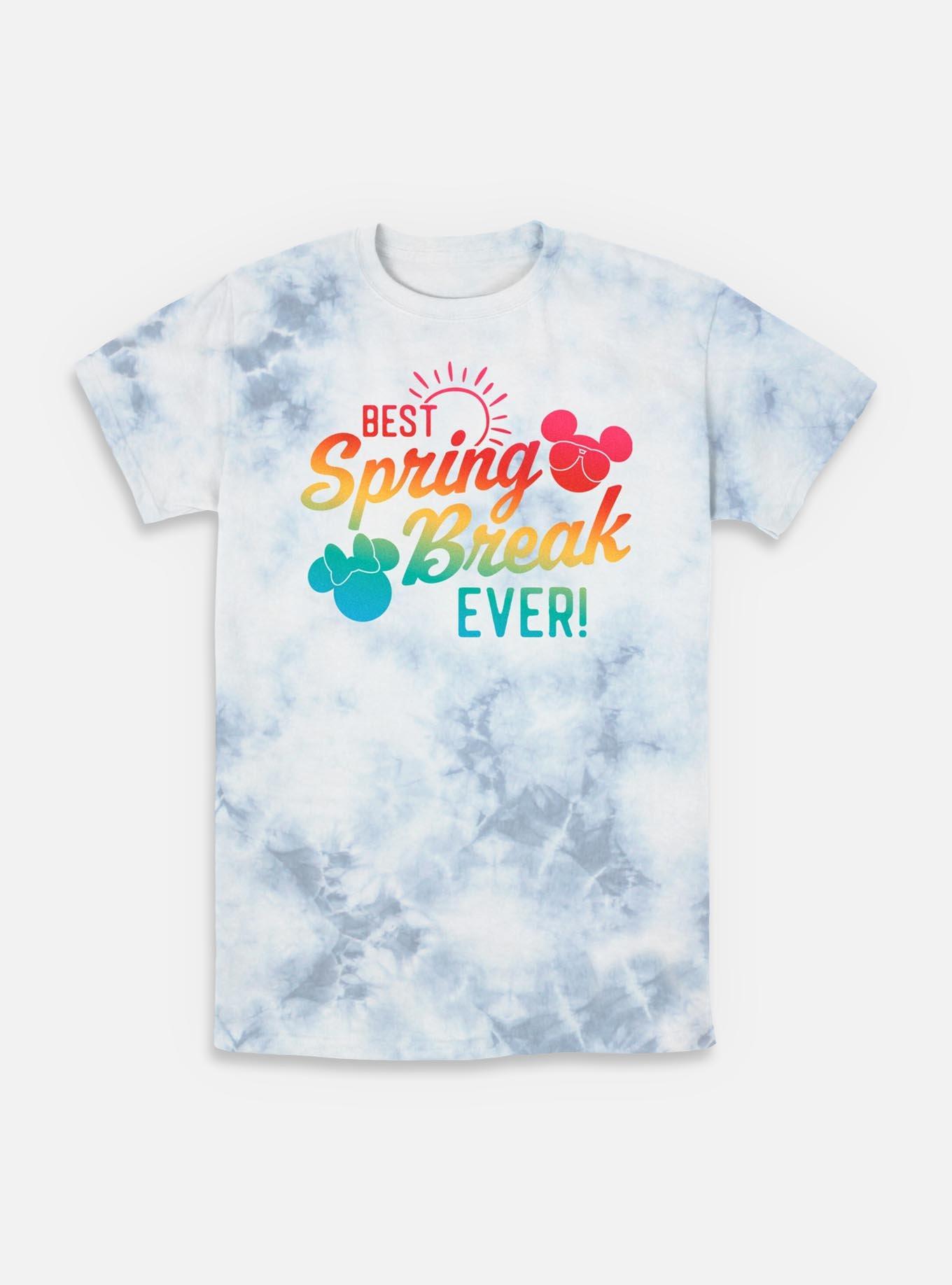 Disney Mickey Mouse Best Spring Break Ever Tie-Dye T-Shirt, WHITEBLUE, hi-res