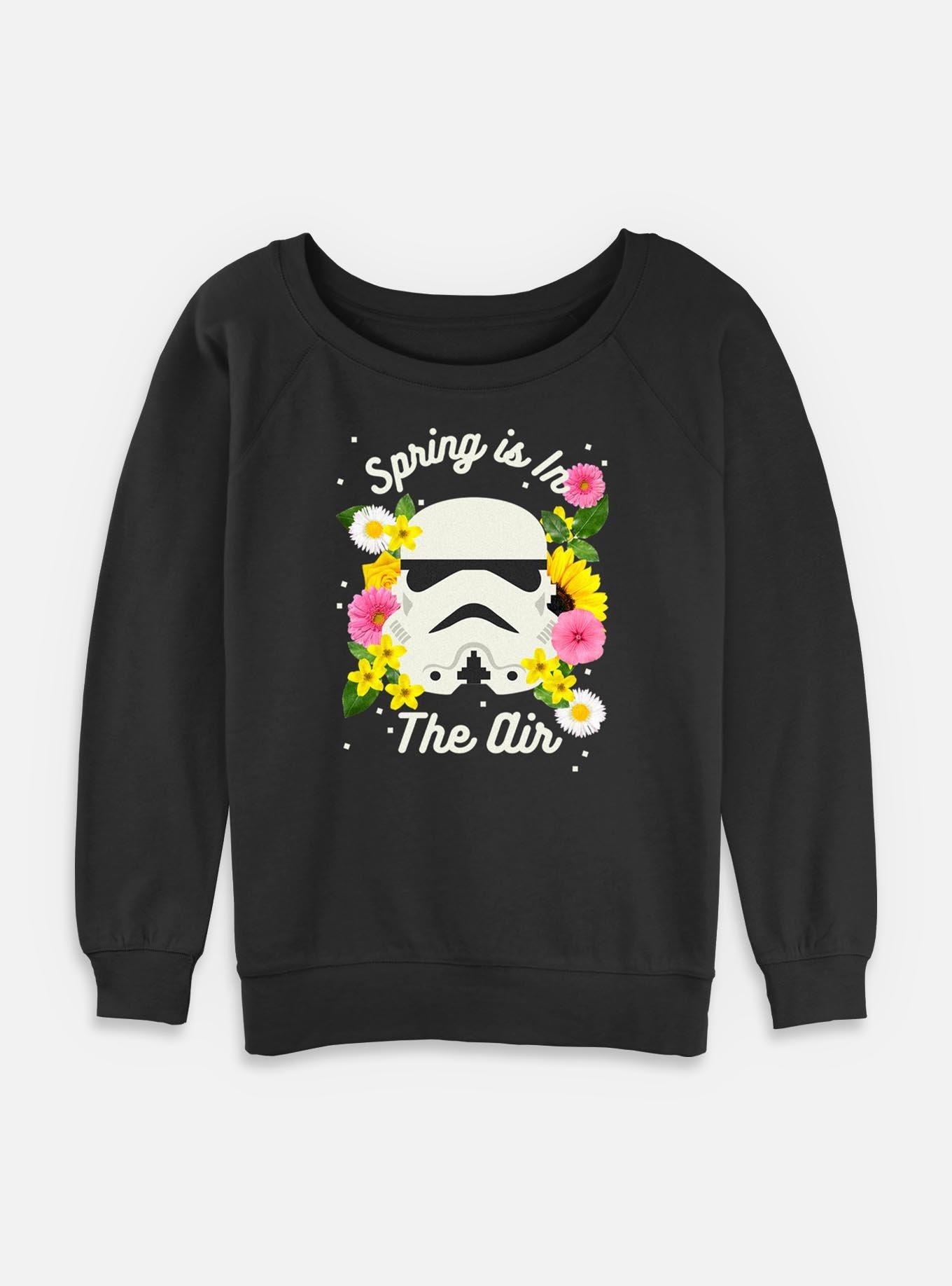 Star Wars Spring Is In The Air Floral  Womens Slouchy Sweatshirt, , hi-res