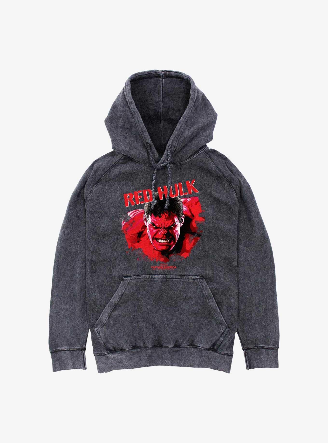 Captain America: Brave New World Red Hulk Bust Mineral Wash Hoodie, , hi-res