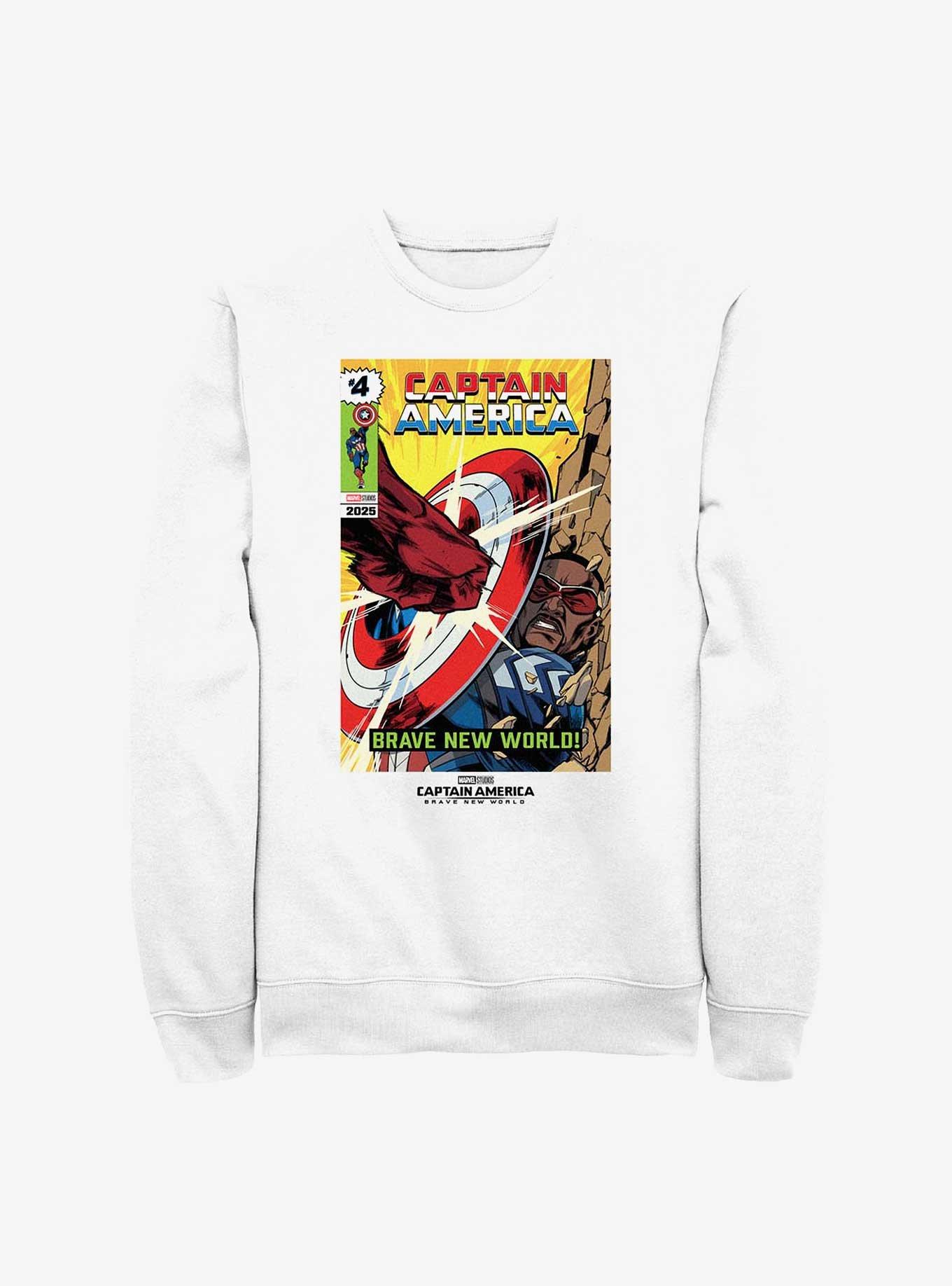 NULL Captain America: Brave New World Comic Cover Sweatshirt