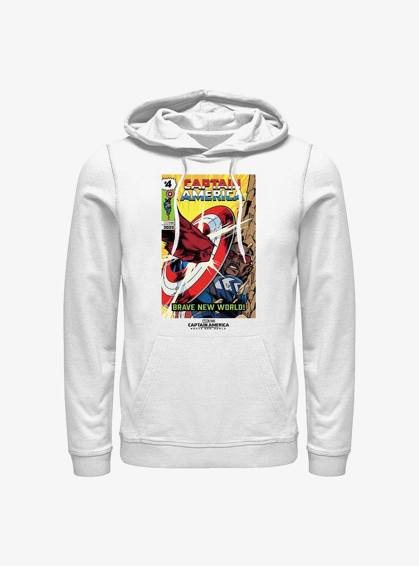 NULL Captain America: Brave New World Comic Cover Hoodie