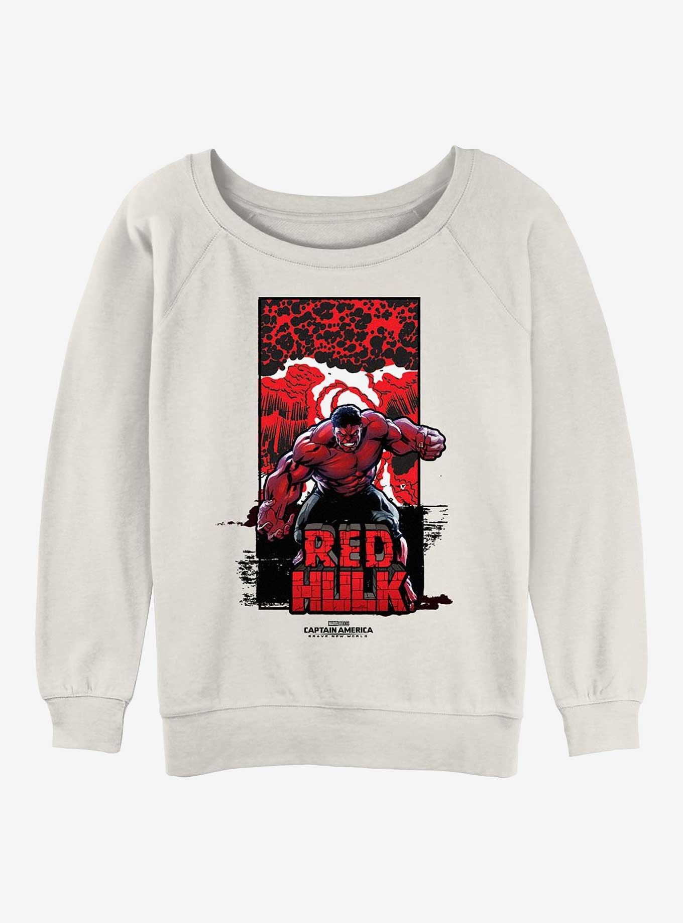 Captain America: Brave New World Red Hulk Bomb Girls Slouchy Sweatshirt, , hi-res