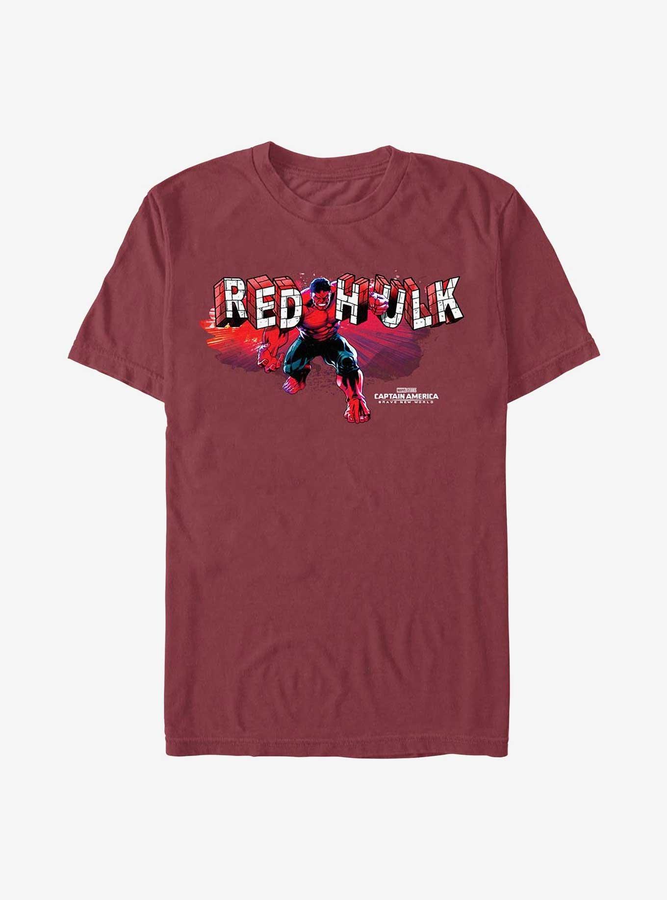 Captain America: Brave New World Big Red Hulk Garment Dye T-Shirt, , hi-res