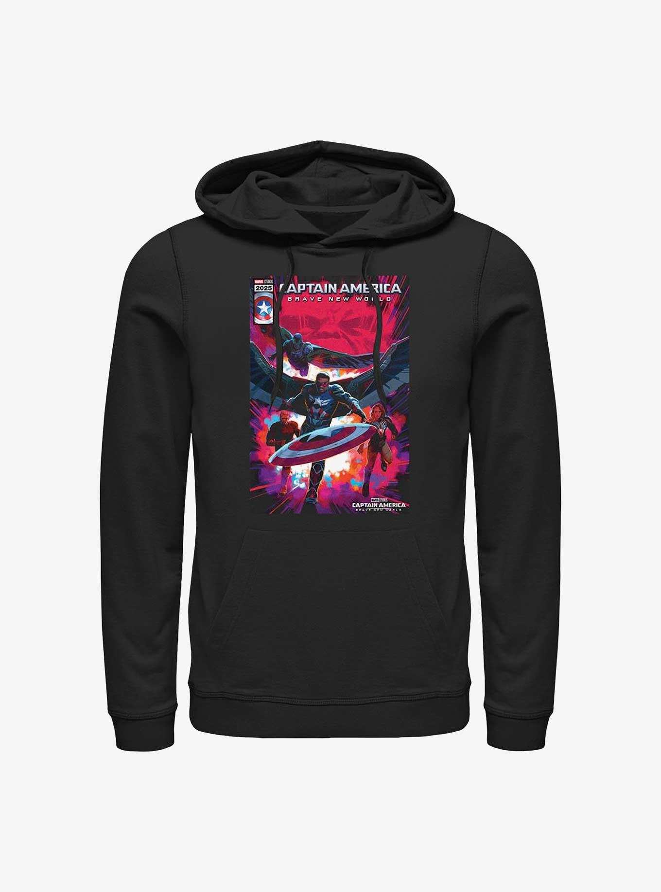 Captain America: Brave New World Captain America And Falcon Comic Cover Hoodie, , hi-res
