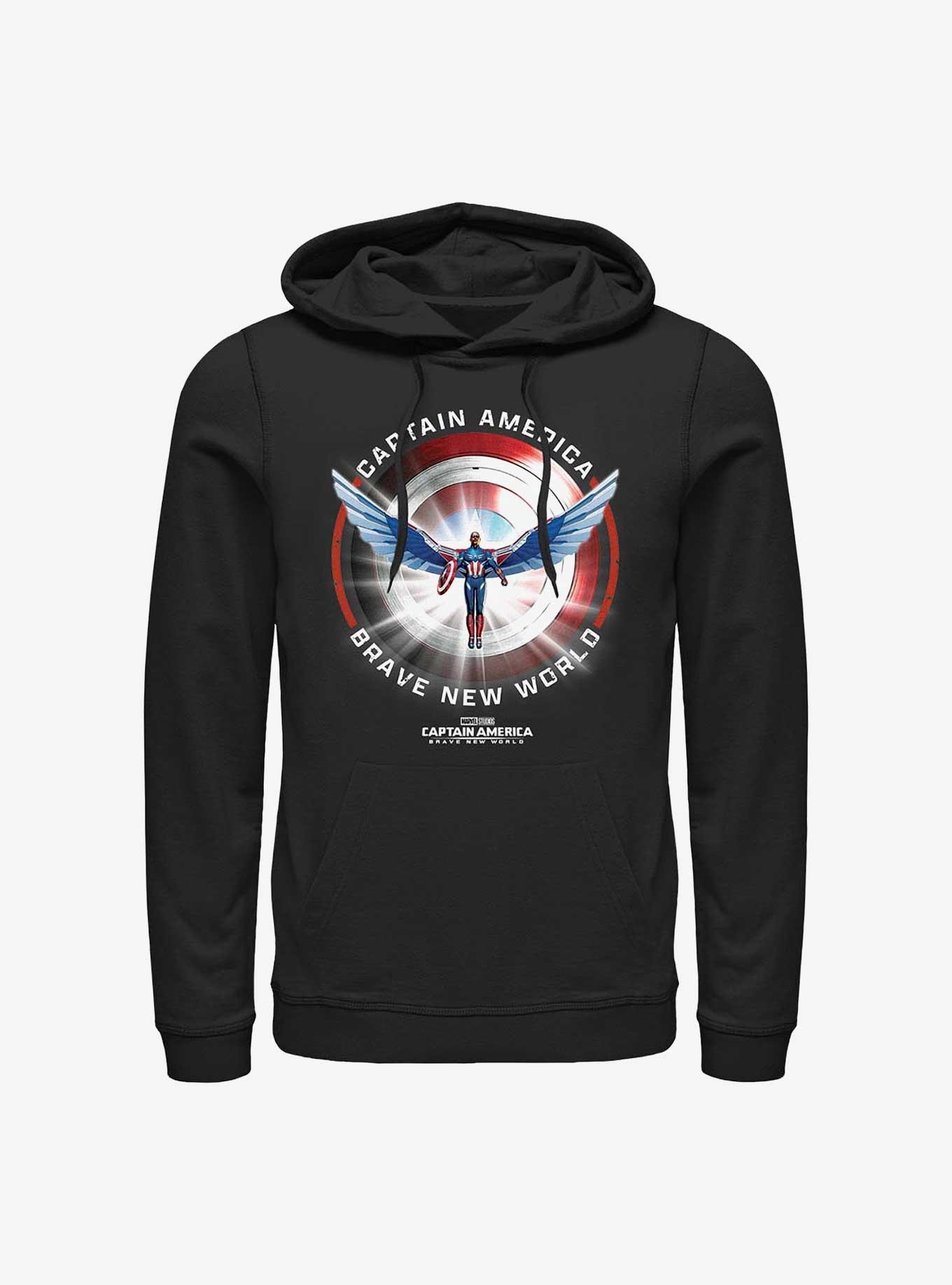 Captain America Brave New World Captain America Shield Hoodie