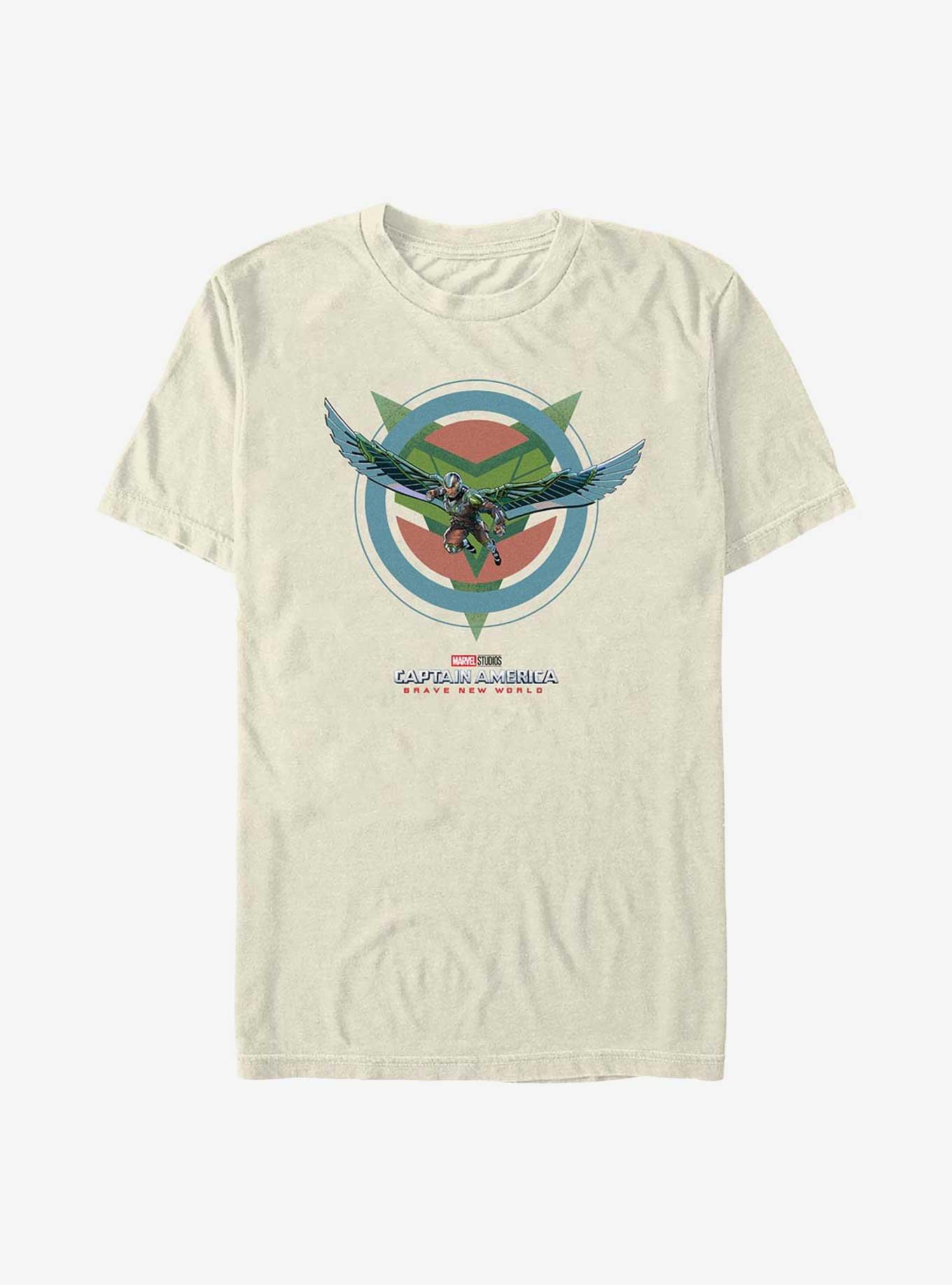 COMFORTCOLORS Captain America: Brave New World Falcon Garment Dye T-Shirt