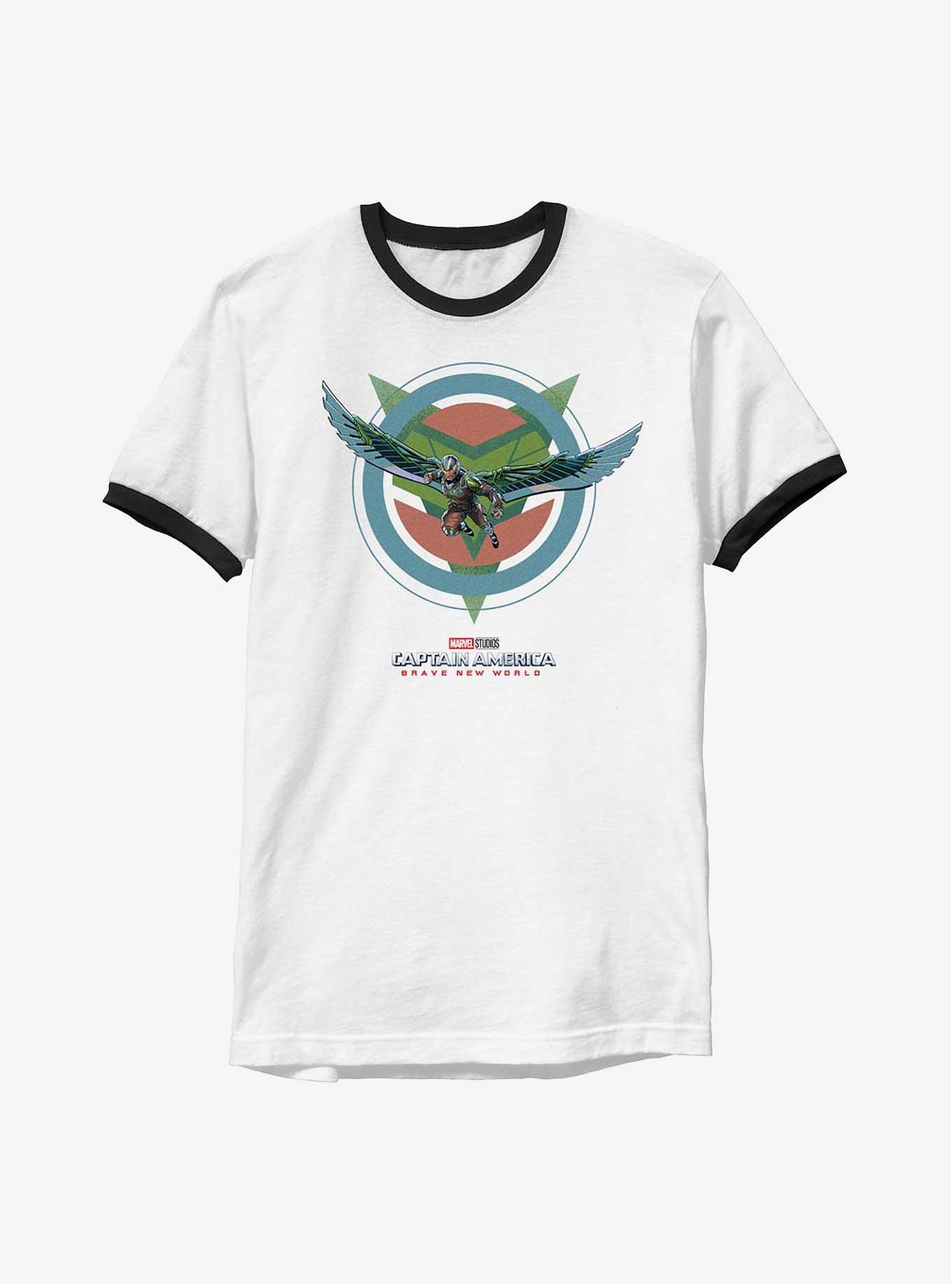 Captain America: Brave New World Falcon Ringer T-Shirt, , hi-res