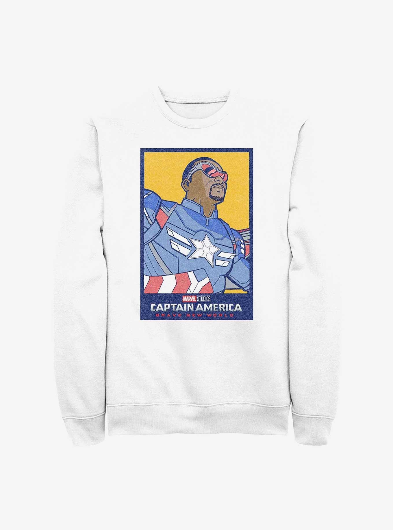 NULL Captain America: Brave New World America Portrait Sweatshirt