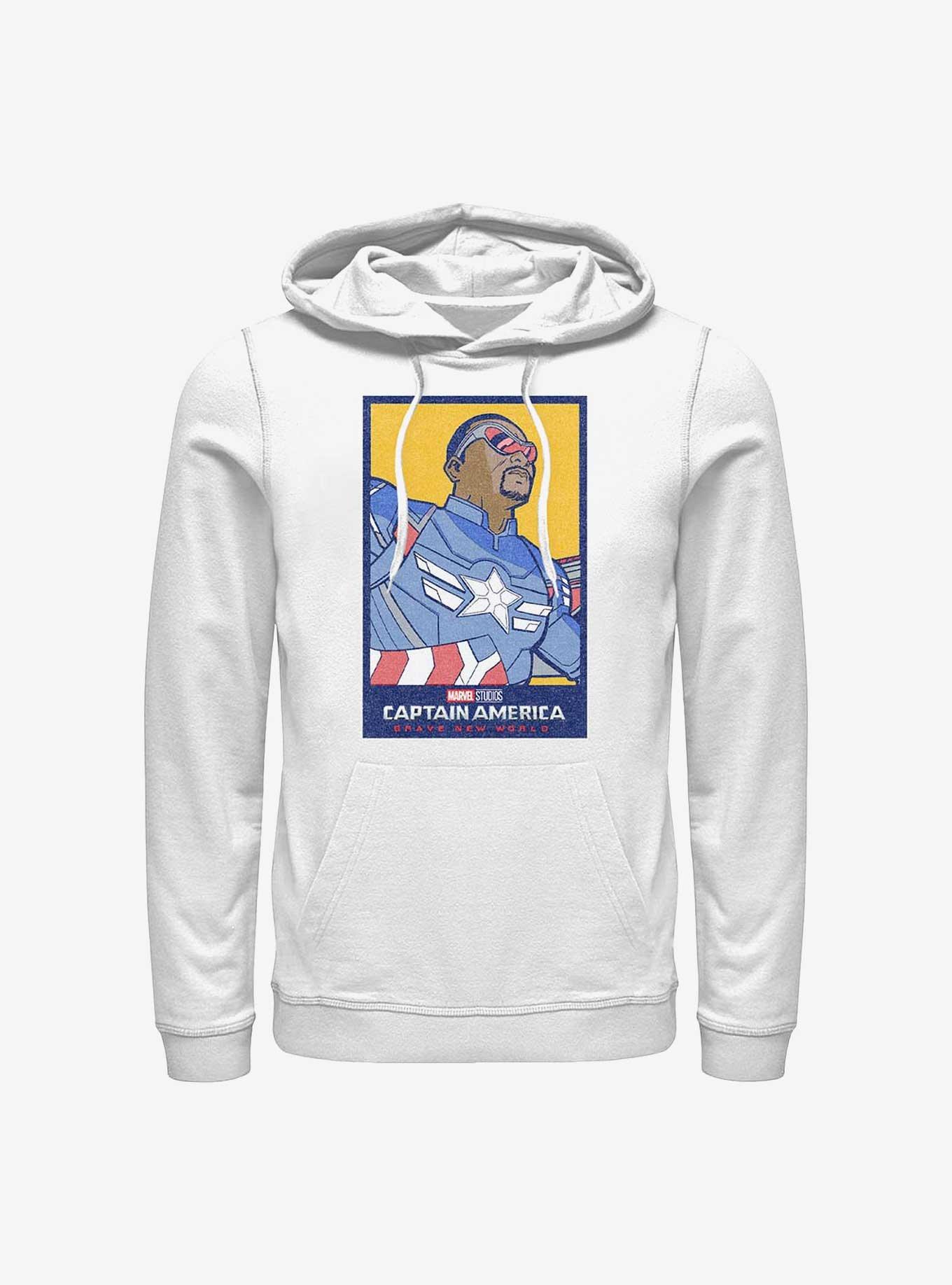 NULL Captain America: Brave New World America Portrait Hoodie