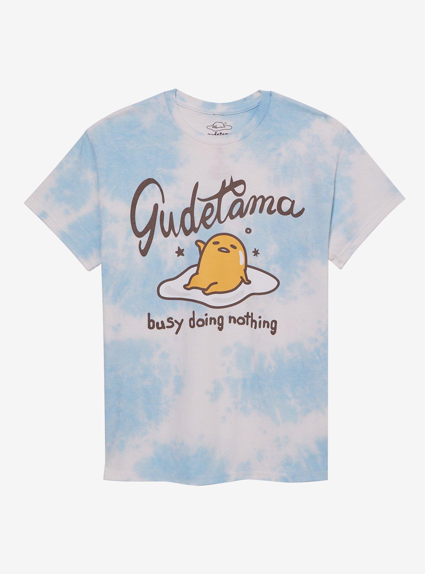 Gudetama Busy Doing Nothing Tie-Dye T-Shirt, , hi-res