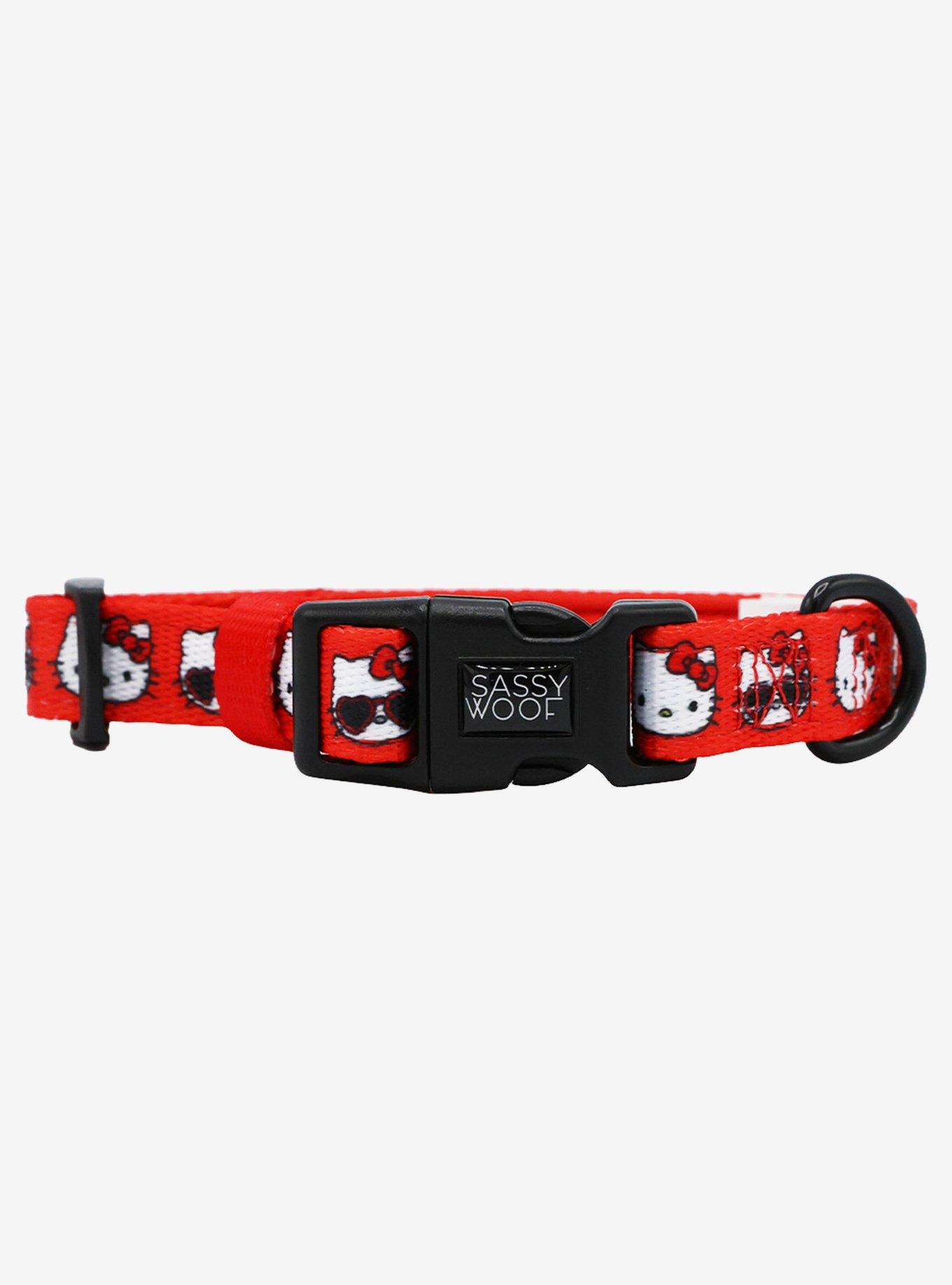 Sassy Woof Sanrio Hello Kitty Red Small Dog Collar, , hi-res