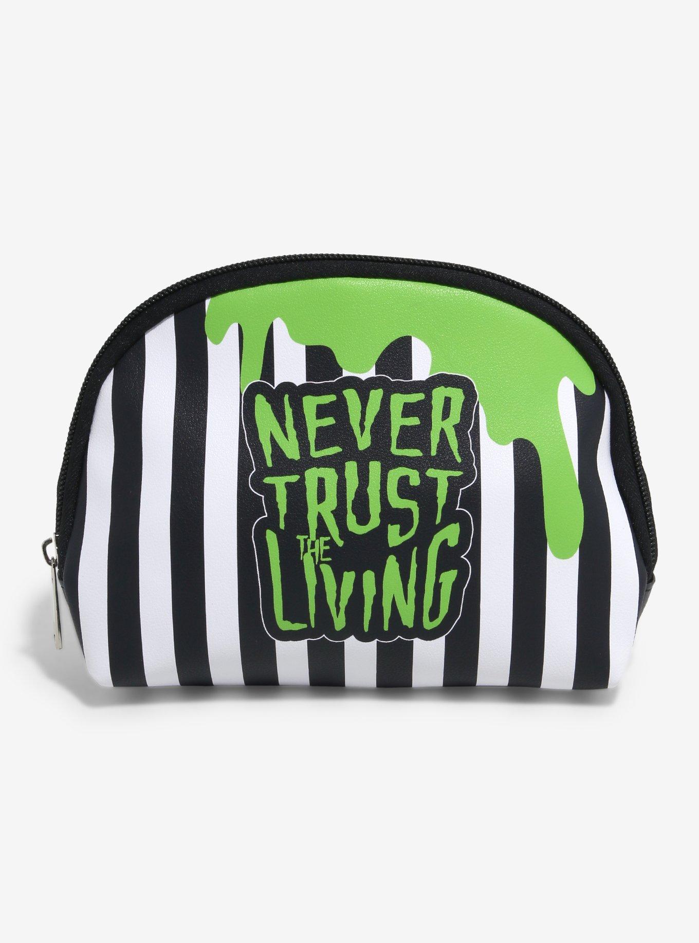 Beetlejuice Never Trust The Living Makeup Bag, , hi-res
